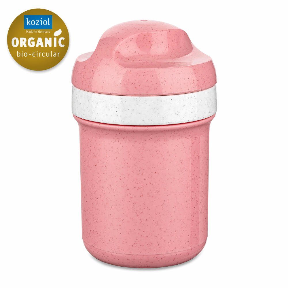 KOZIOL Trinkflasche Oase Mini Organic Strawberry Ice Cream, 200 ml