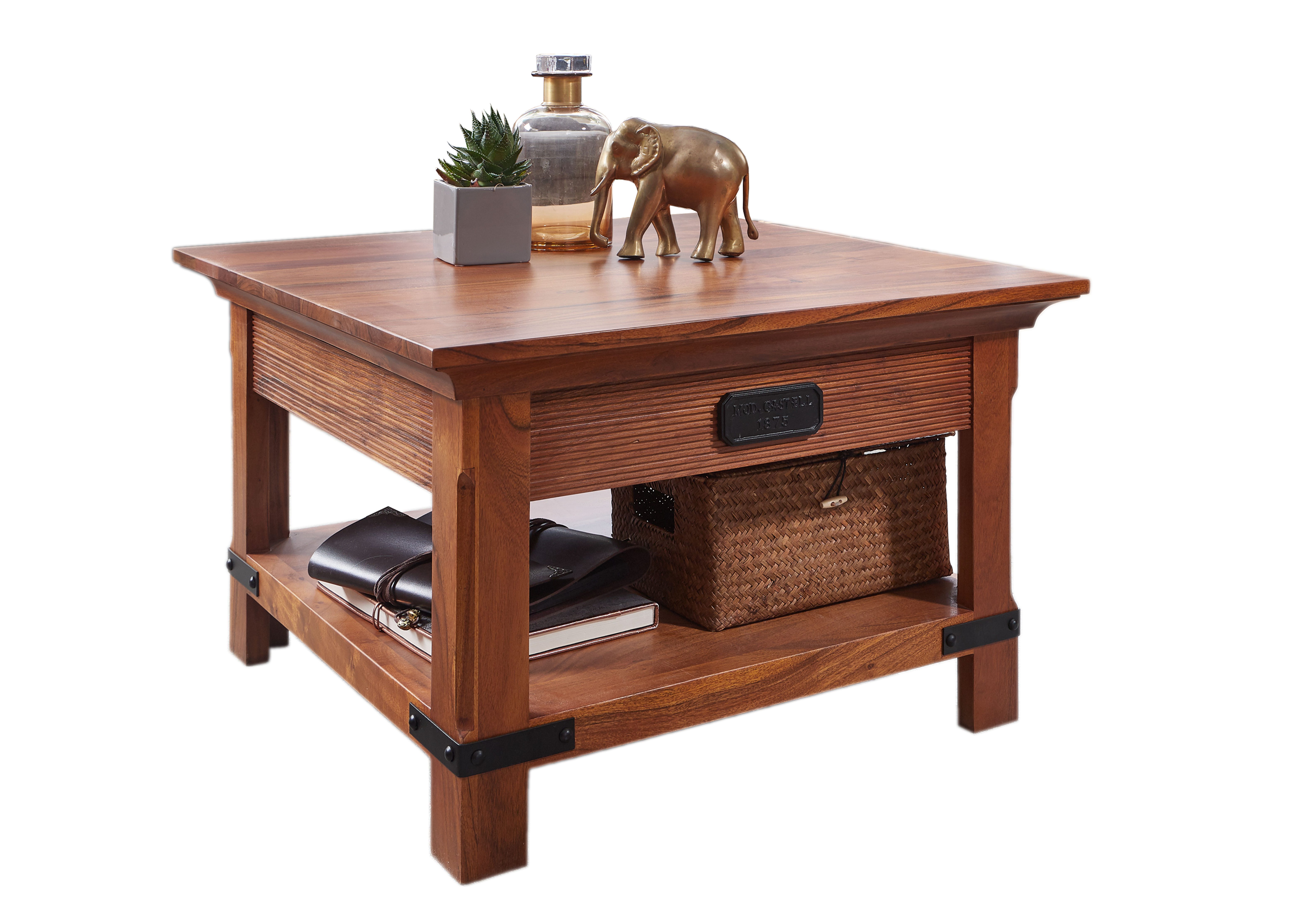 Main Möbel Couchtisch Couchtisch 110x70cm 'Kansas' Akazie honigfarbig günstig online kaufen