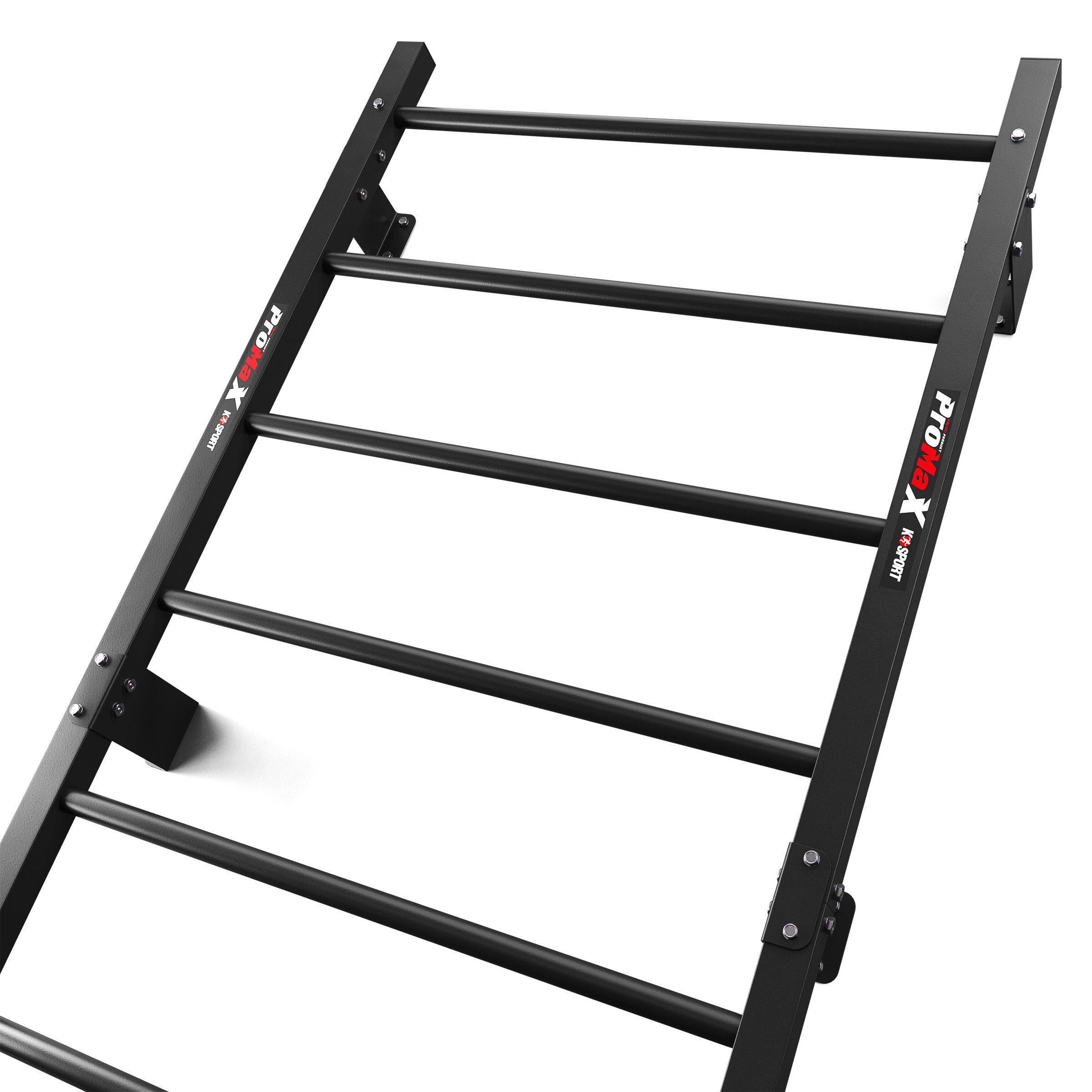 K-SPORT Kraftstation Sprossenwand mit 8 Sprossen, (Kletterwand zur Wandmontage, Hangelleiter zur Deckenmontage), Made in EU!