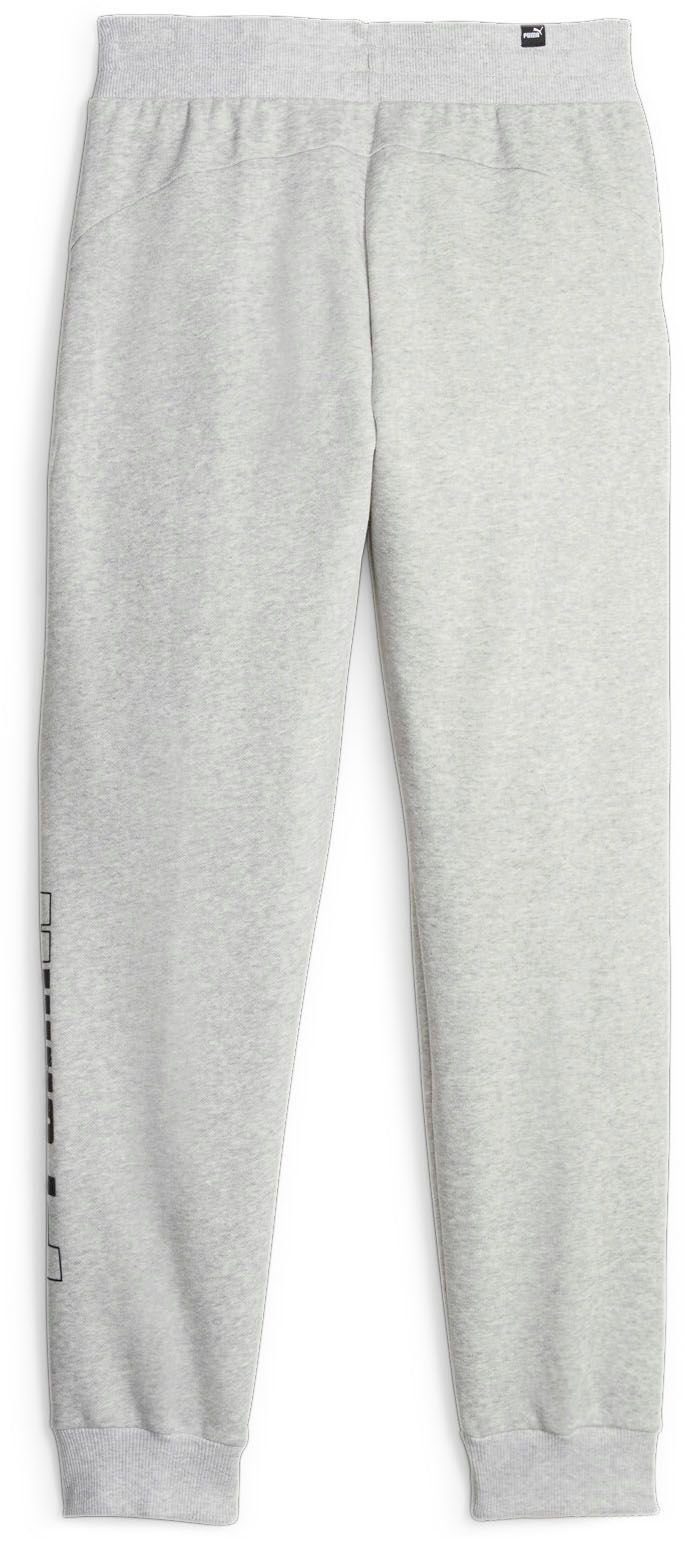 Gray ESS+ Light PUMA Trainingshose LOGO LAB FL Heather PANTS