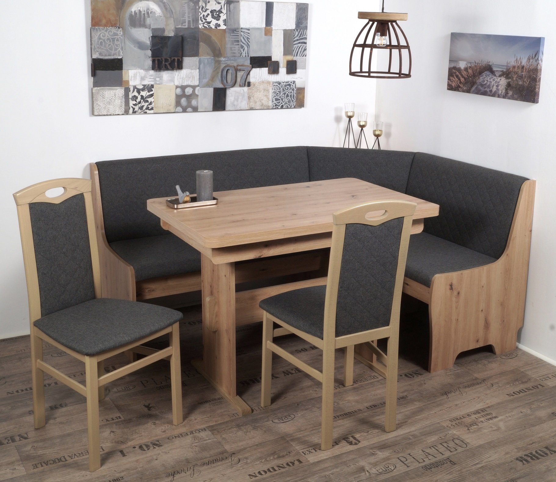 Stolebaenk Eckbankgruppe Laatzen MANIPI, (1xEckbank,1xTisch,2xStuhl), Bezug günstig online kaufen