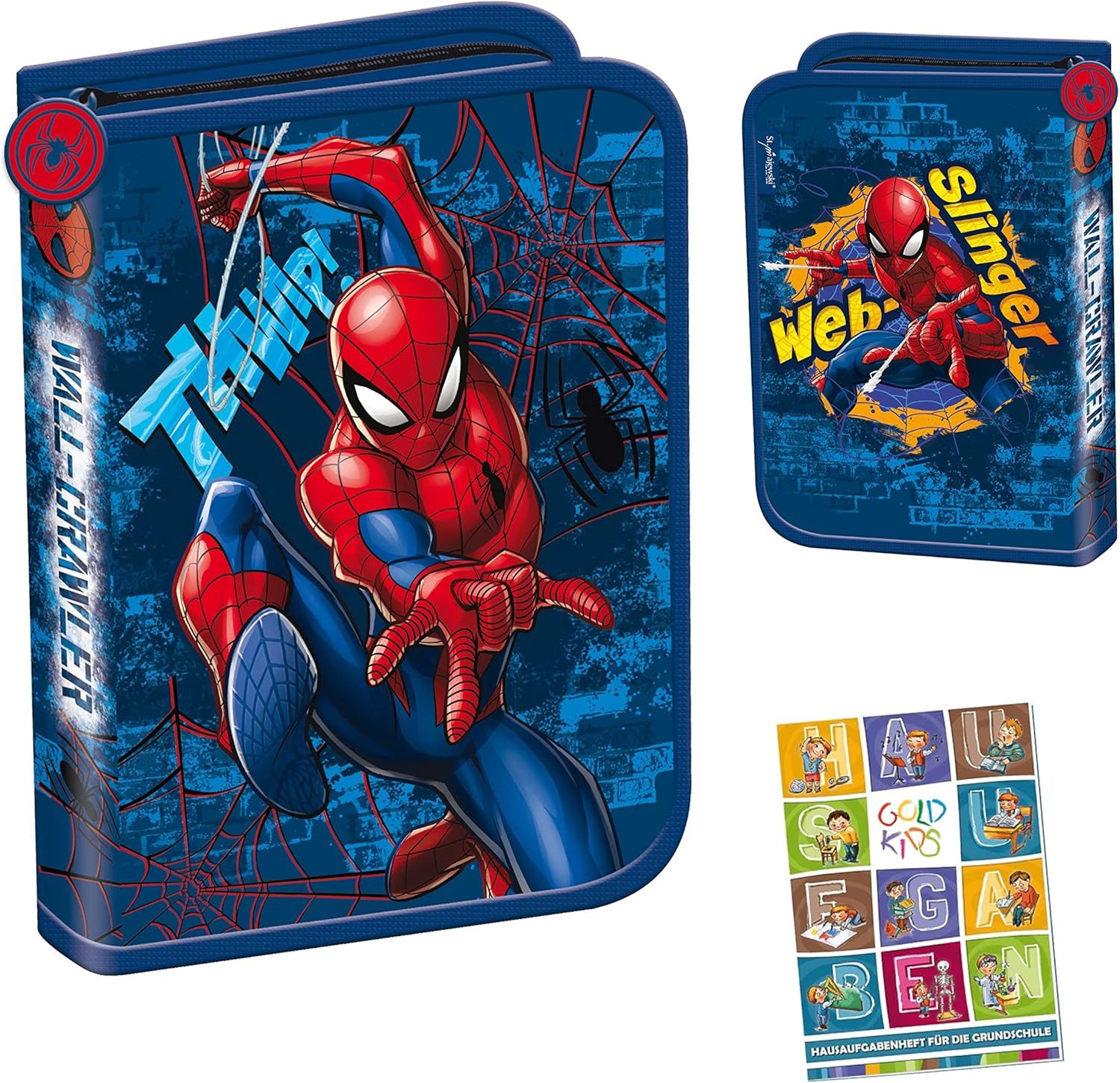 GOLDKIDS Пеналы Federmappe Federtasche Schüleretui, (Stiftetasche Schlamper-Etui, Schul-Etui ohne Inhalt inkl), Hausaufgabenheft