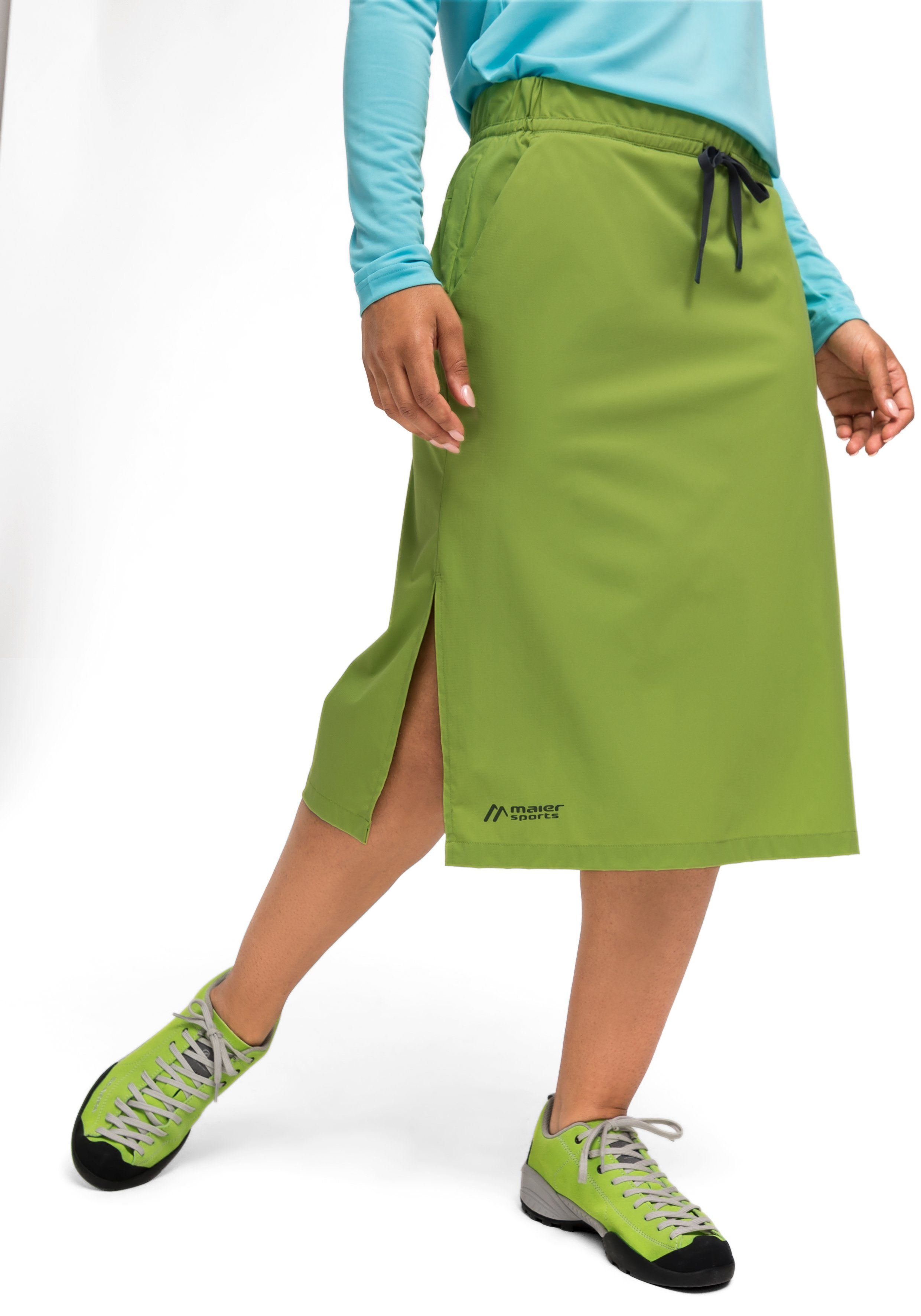 Fortunit Skirt grasgrün Maier Sports Sommerrock