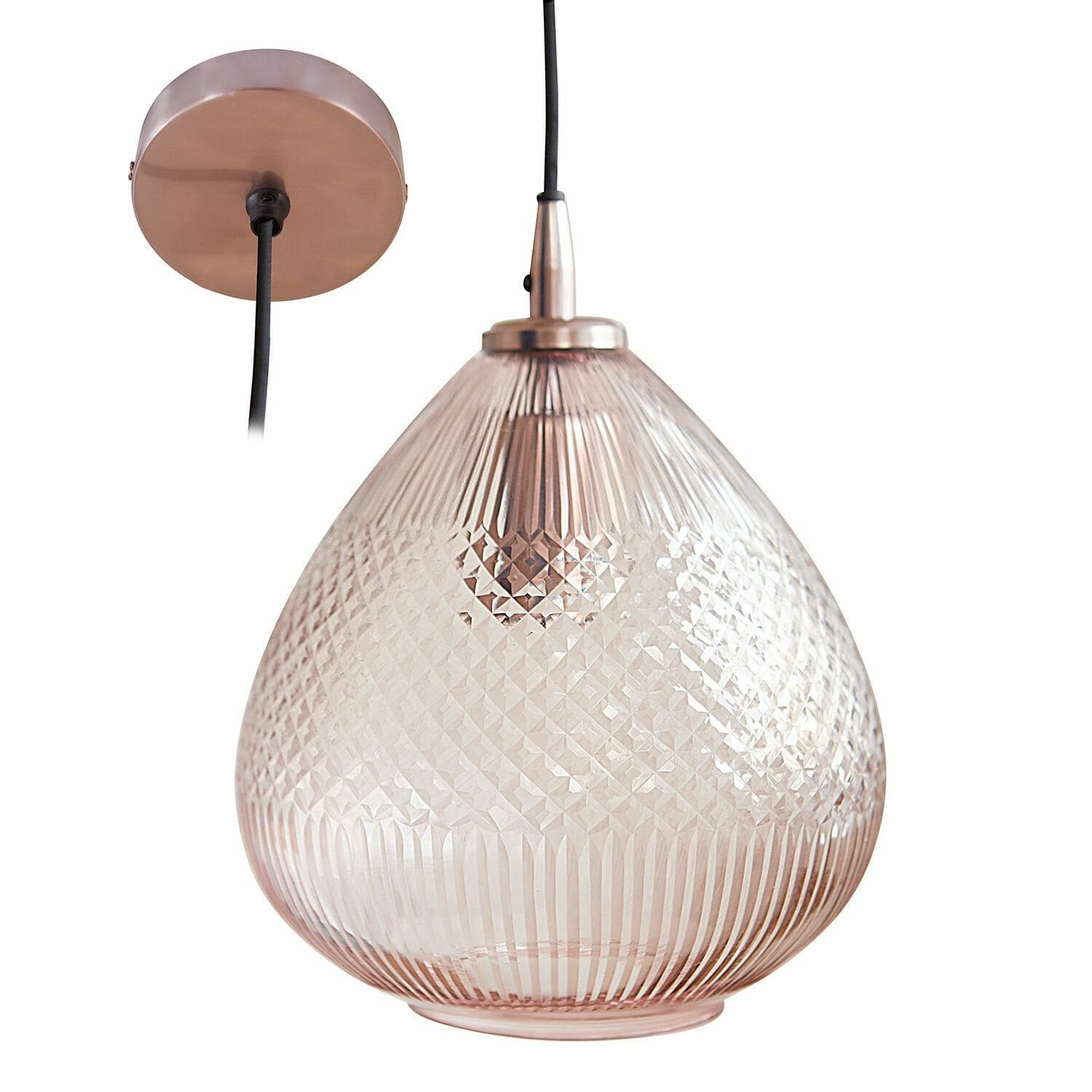 Mirabeau Hängeleuchten Hängelampe Drélinette rosé günstig online kaufen