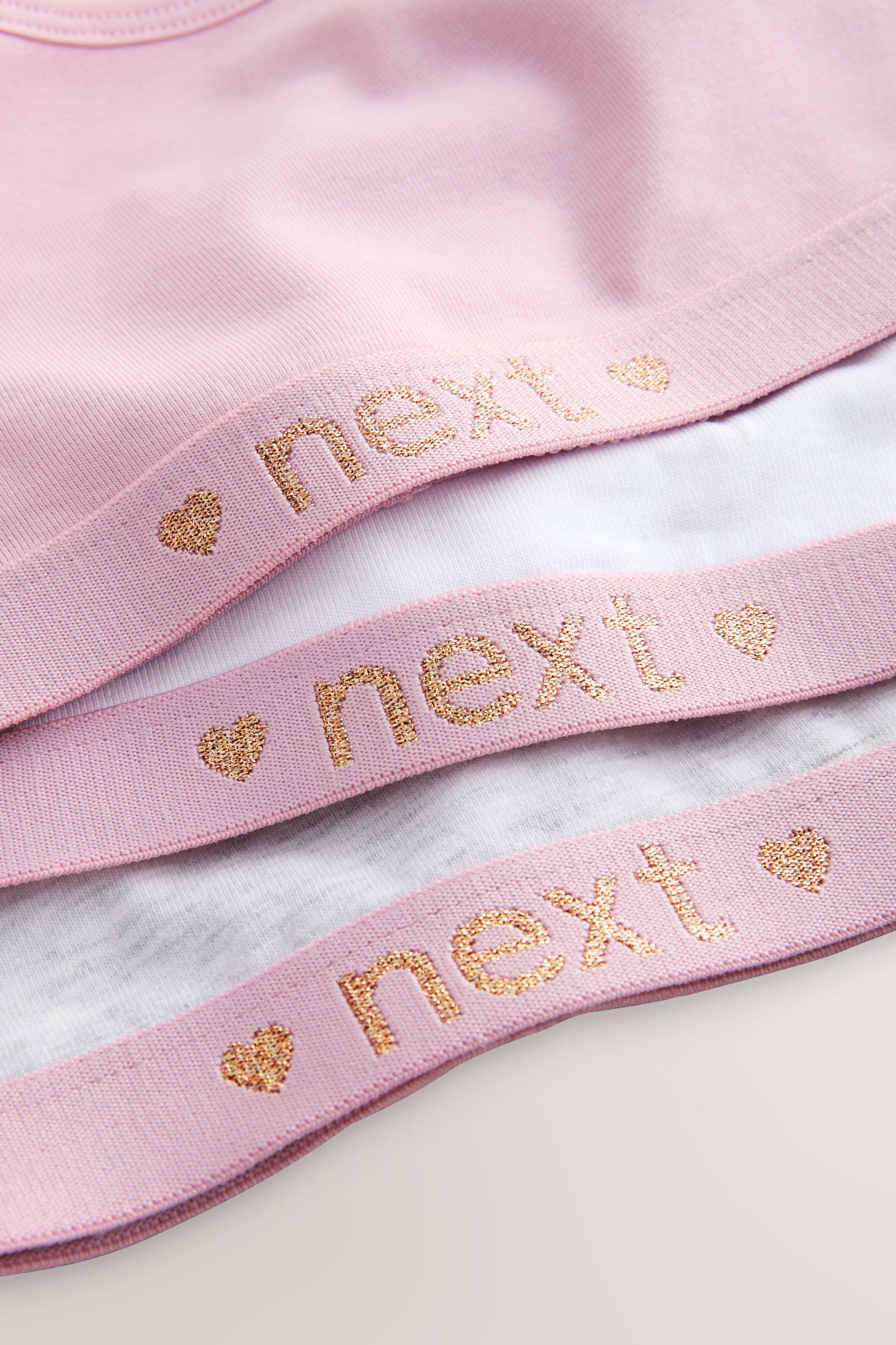 Next Crop-Top Kurz-Tops, 3er-Pack (3-tlg)