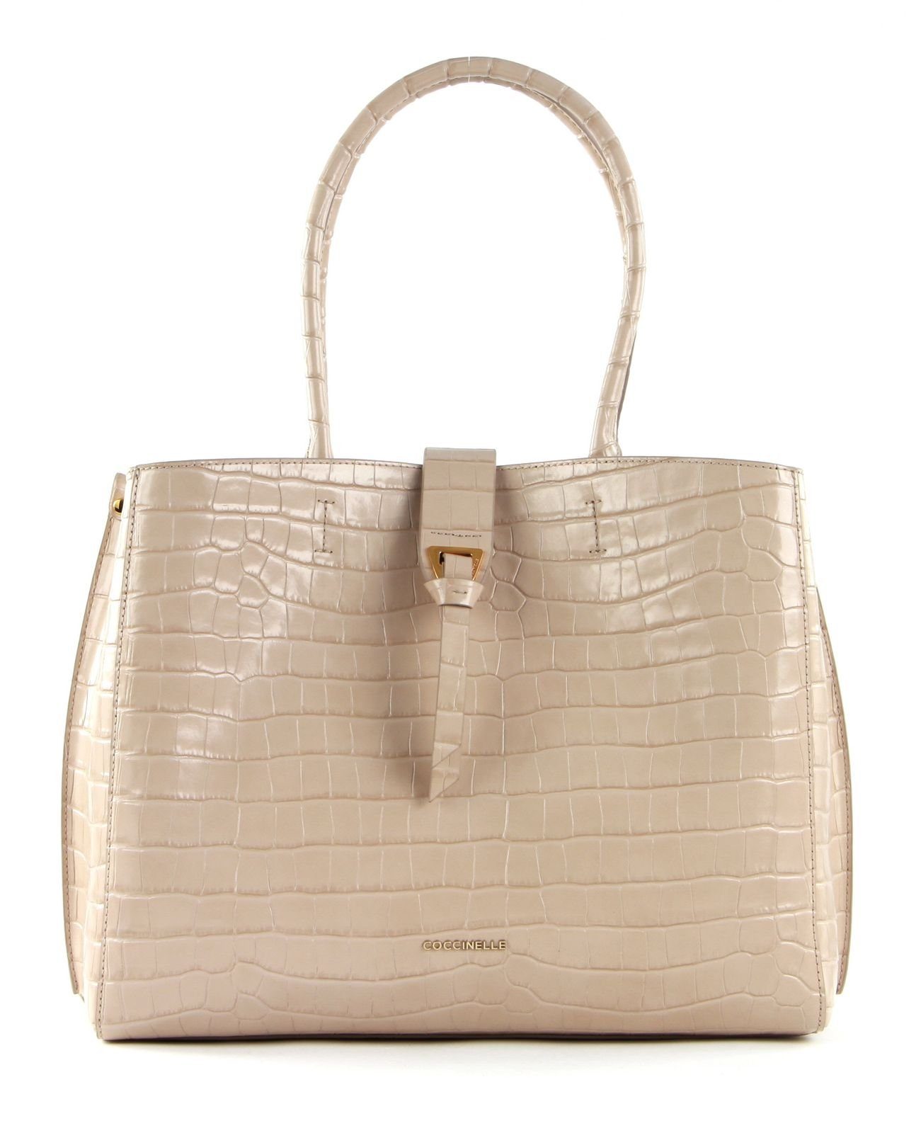 COCCINELLE Schultertasche Alba Croco Shiny Soft günstig online kaufen