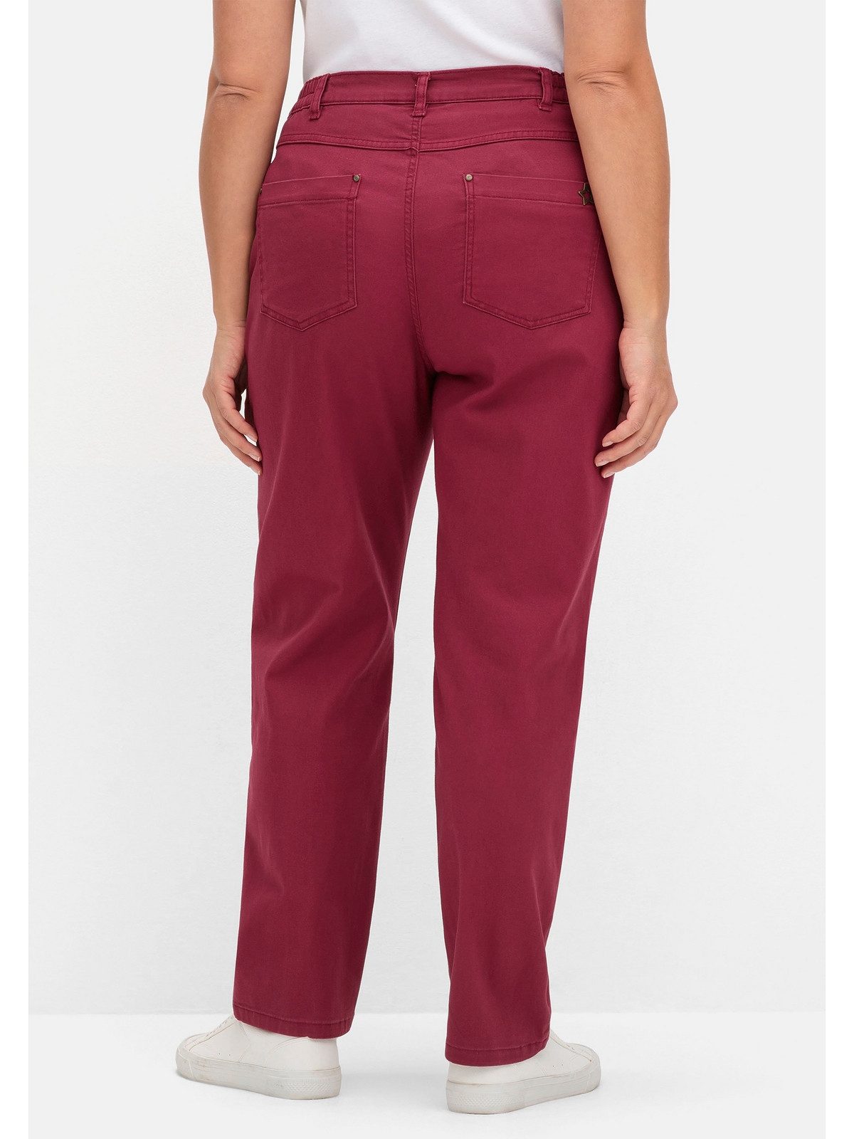 Sheego 5-Pocket-Hose Große Größen mit seitlichem günstig online kaufen