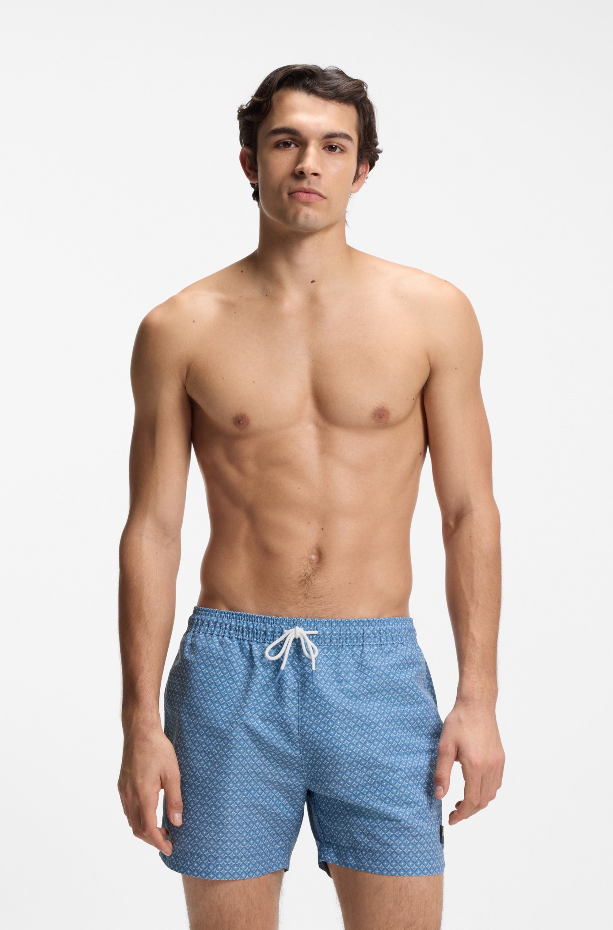 BOSS Badeshorts Vibe mit Allover-Druck