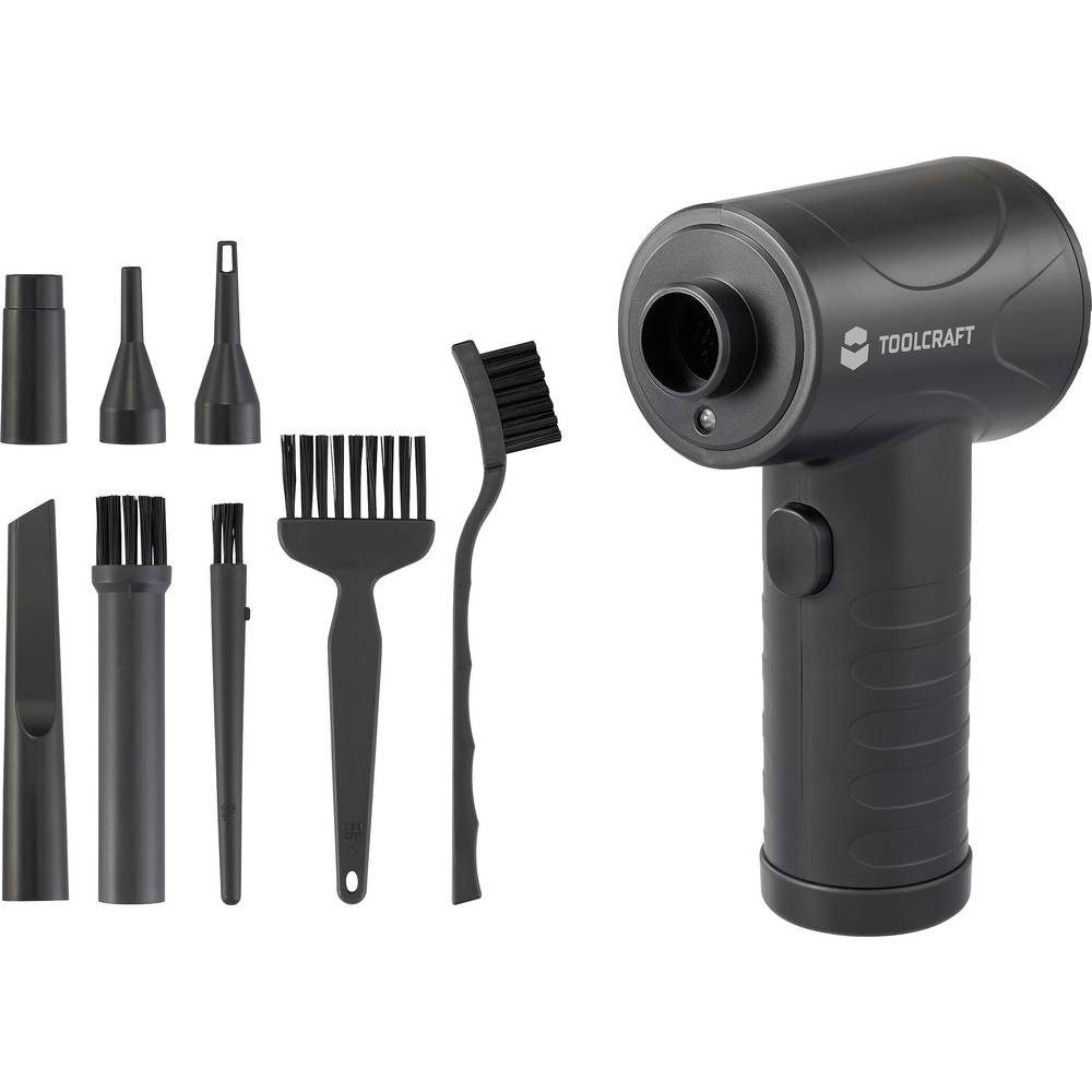 TOOLCRAFT Handstaubsauger TO-10309530, inkl. Akku, Turbodüse