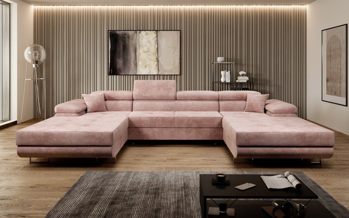Luxusbetten24 Schlafsofa Designer Sofa Calvera U günstig online kaufen
