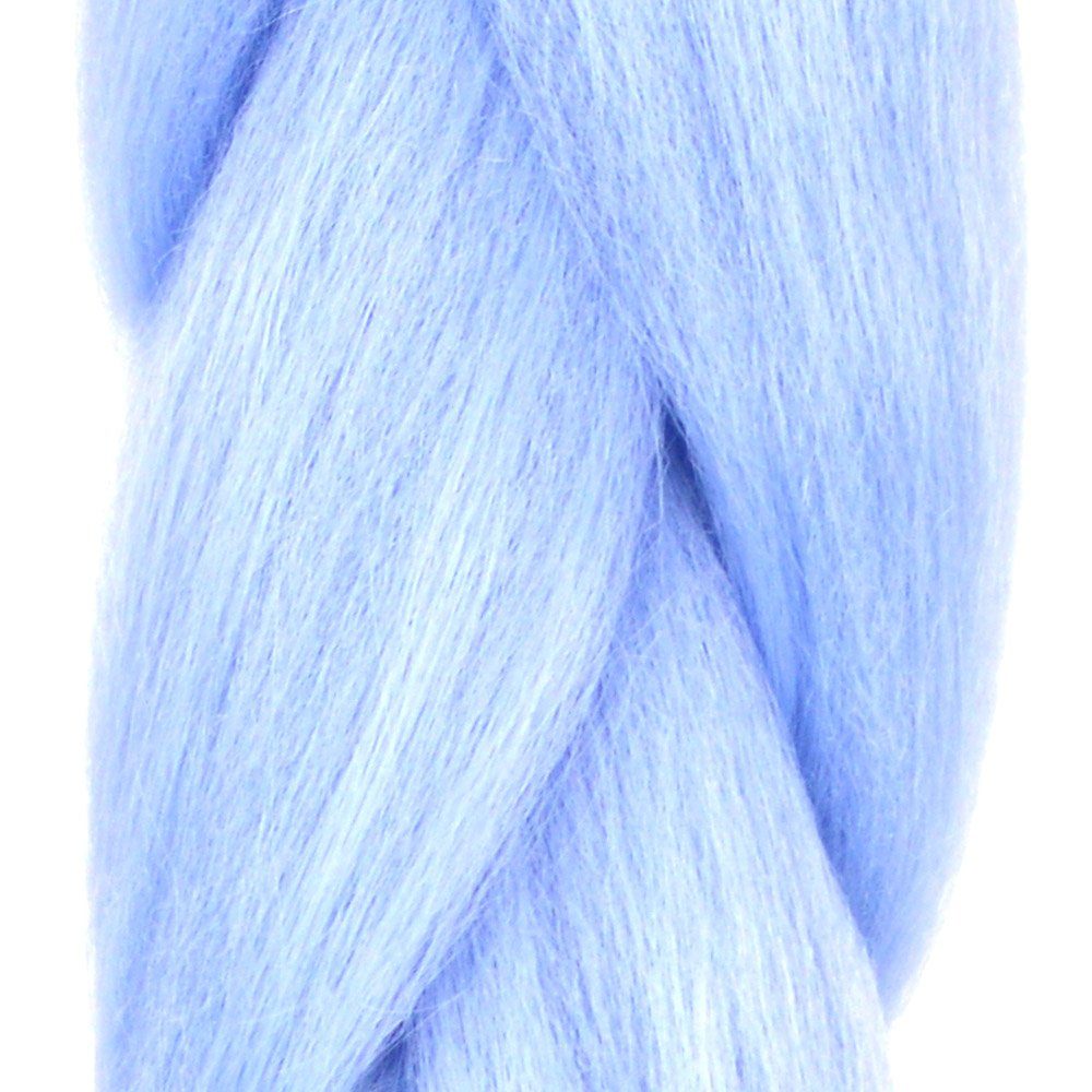Braids 3er 1-farbig Kunsthaar-Extension Jumbo Silberblau MyBraids YOUR Flechthaar BRAIDS! im Zöpfe Pack 33-AY