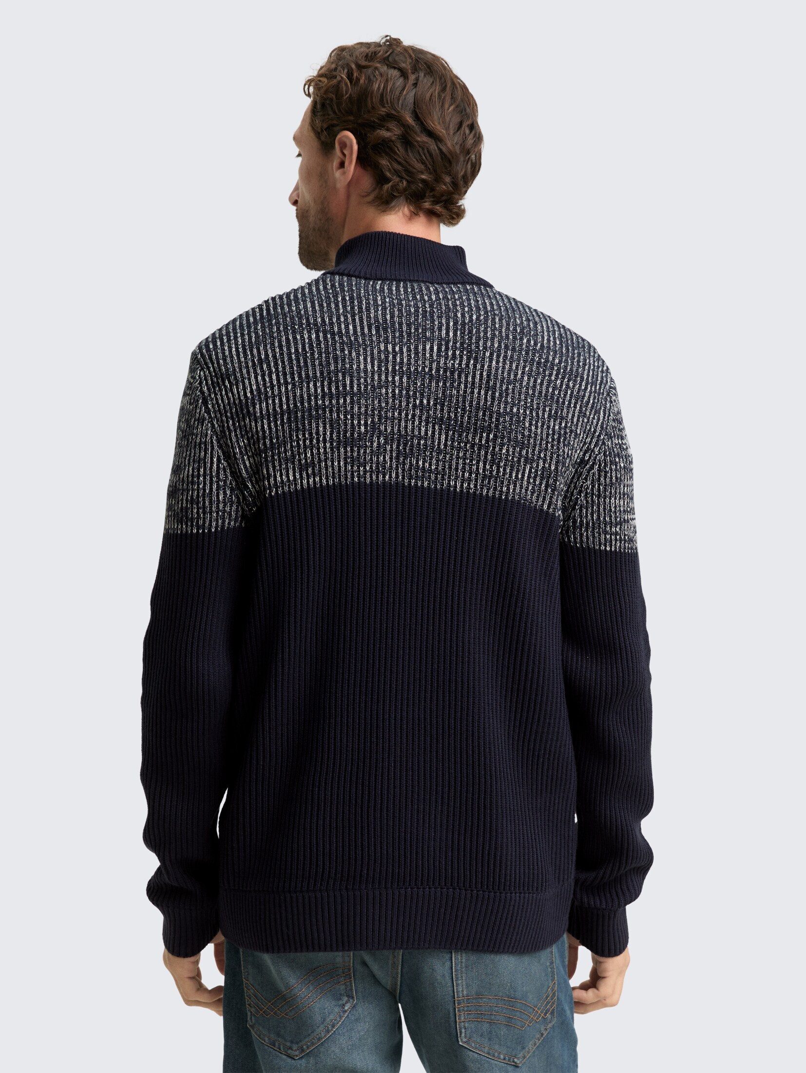 TOM TAILOR Strickpullover Pullover & Strickjacken Troyer Strickpullover mit Knopfleiste