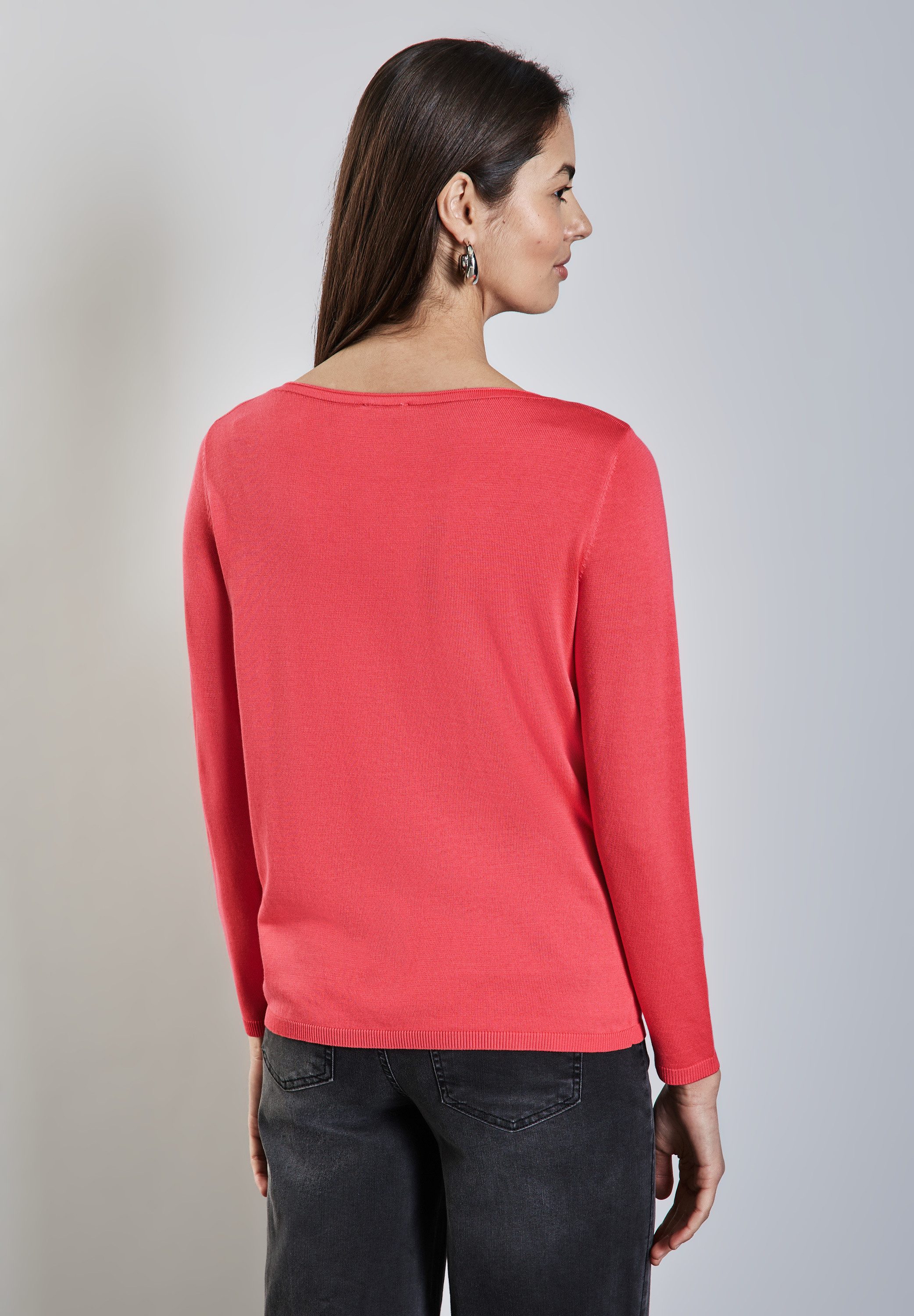 STREET ONE Strickpullover mit U-Boot-Ausschnitt