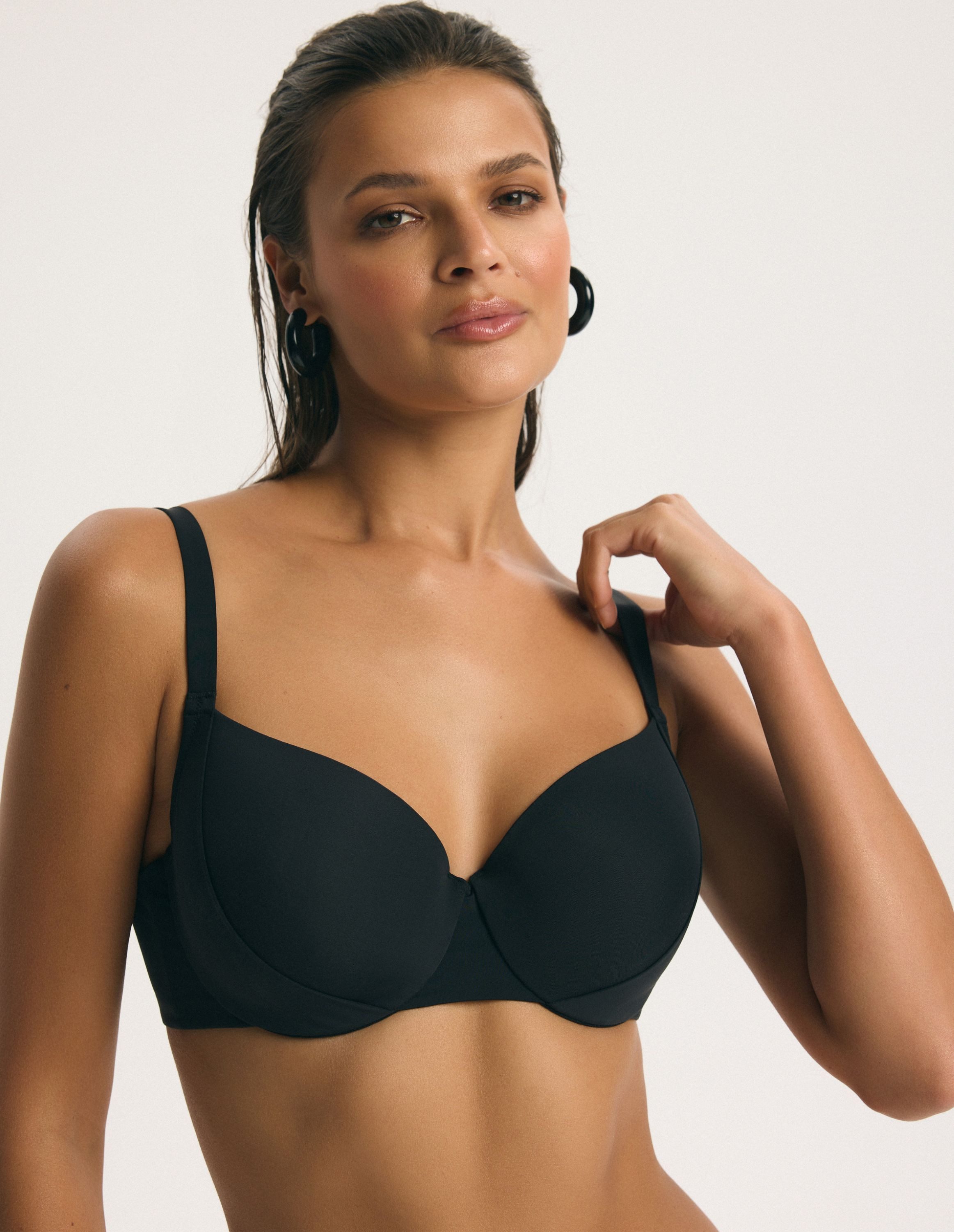 ESOTIQ Bügel-Bikini-Top Bikini Top mit Bügel BASE, leichte Polster, extra Halt