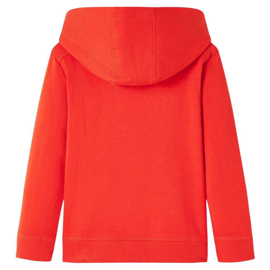 vidaXL Kapuzenpullover Kinder-Kapuzenpullover Rot 128