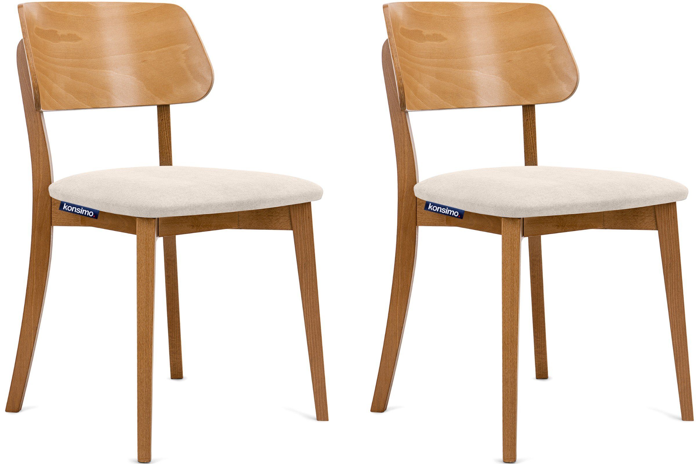 KONSIMO® Holzstuhl VINIS Esszimmerstühle, skandinavischer Stil, hergestellt günstig online kaufen