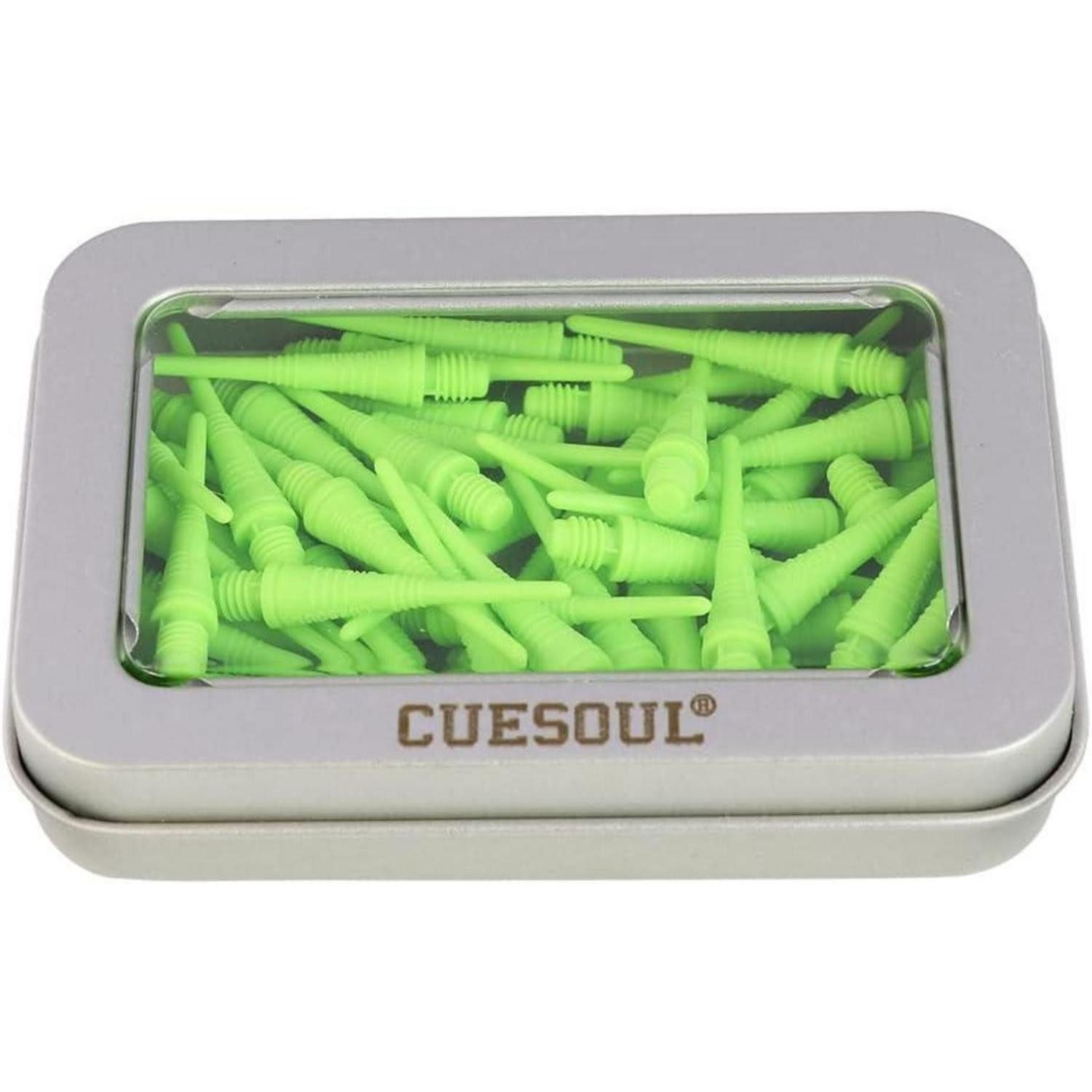 LuxusKollektion Softdarts Dartspitzen 2BA Soft 100 Punkte Count hellgrün