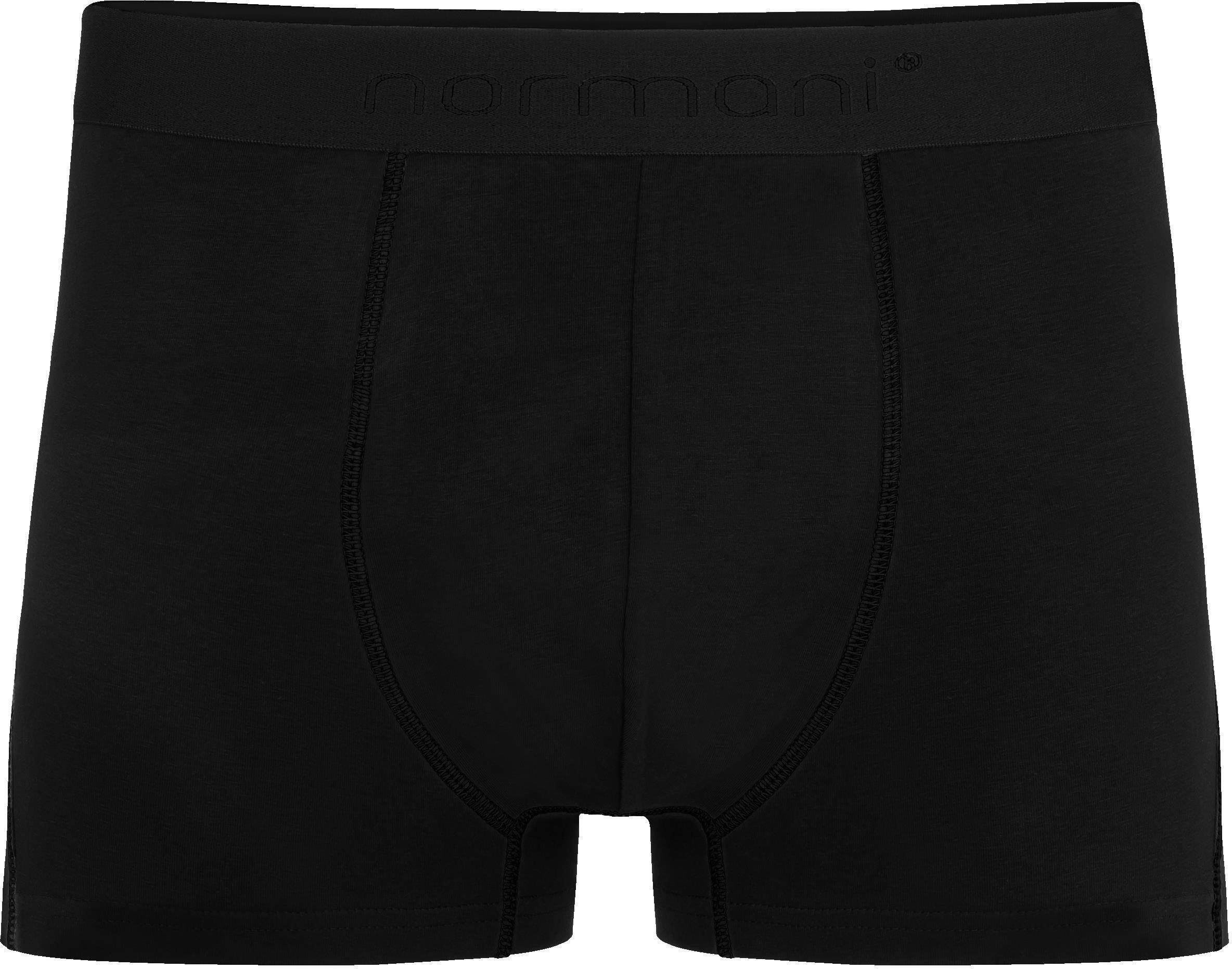 6 Schwarz Männer Unterhose Baumwoll-Boxershorts aus für normani Herren Boxershorts Baumwolle atmungsaktiver