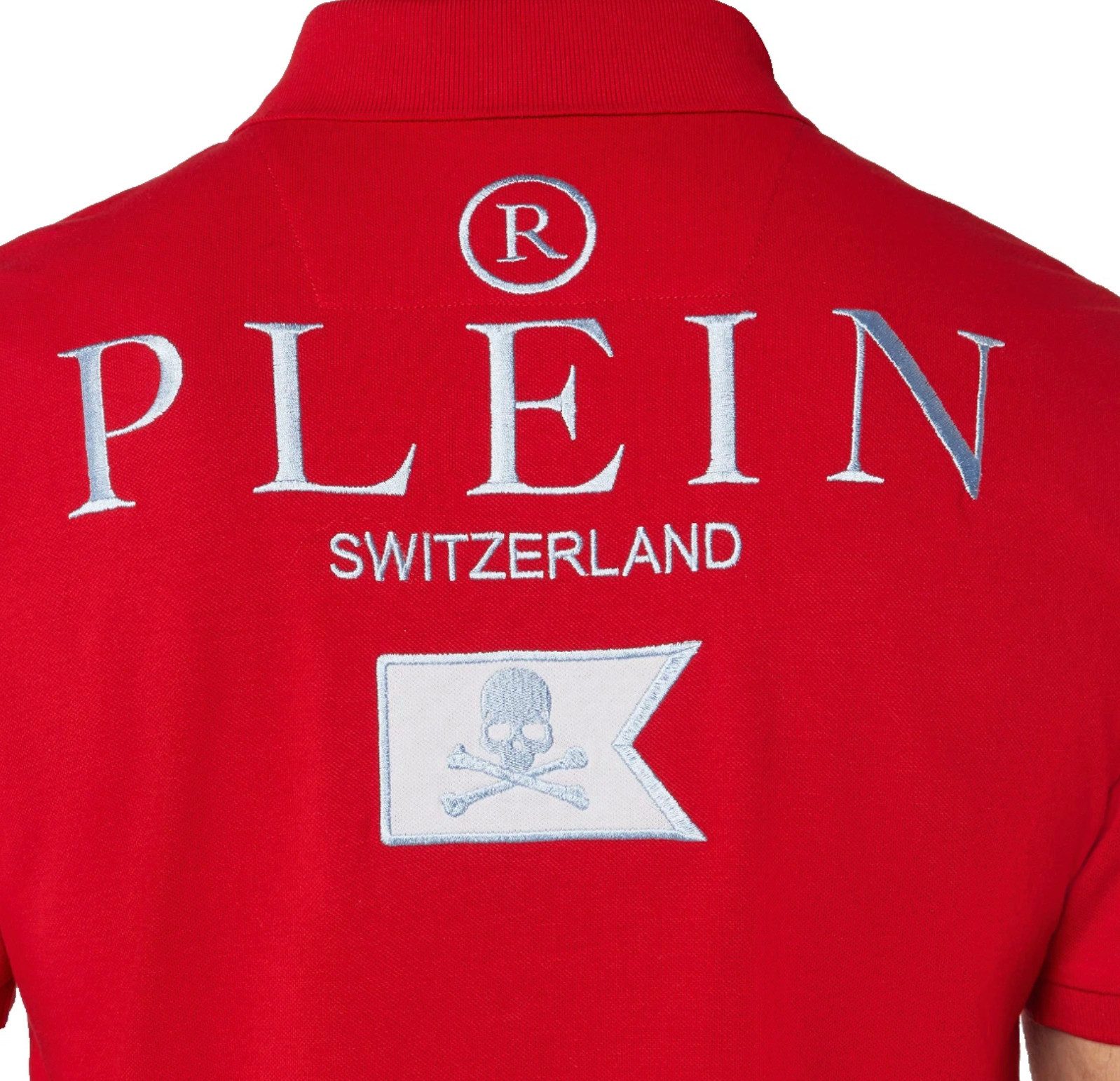PHILIPP PLEIN Poloshirt SS Multi Skull Logo Polohemd