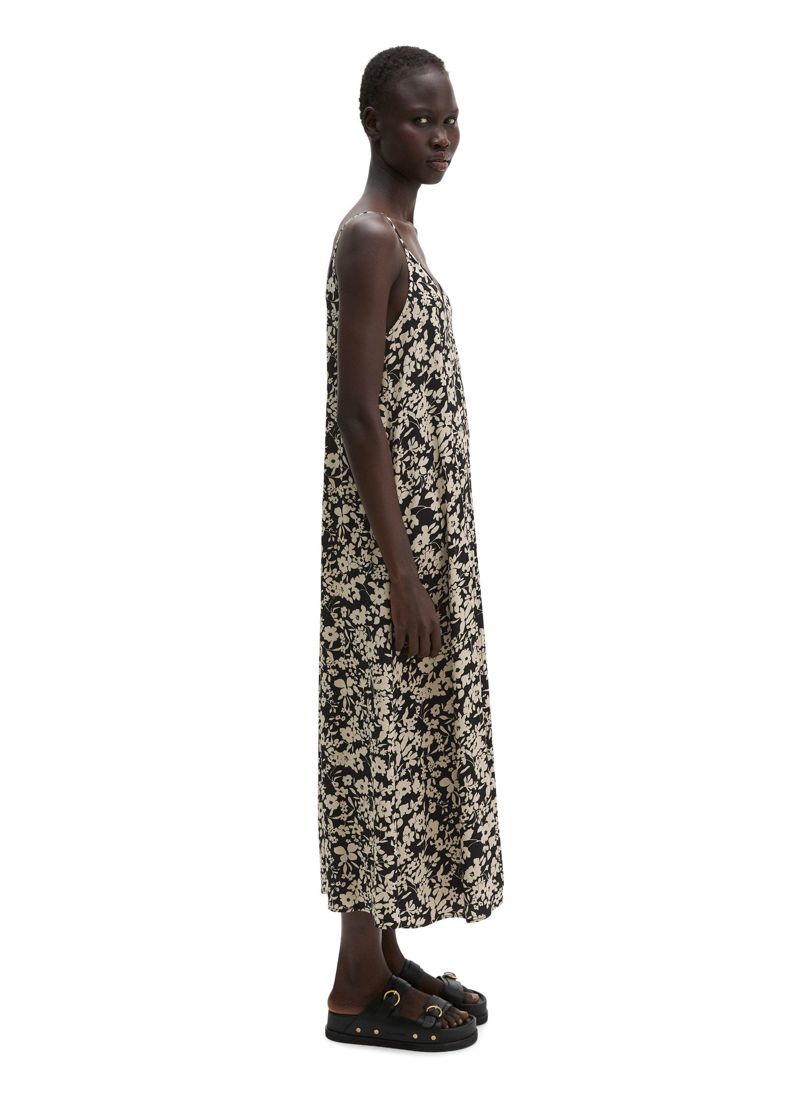 Marc O'Polo Maxikleid aus bedrucktem Viskose-Twill