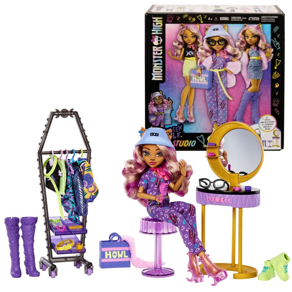 Mattel® Anziehpuppe Fashion Spiel-Set Puppe Clawdeen Wolf Monster High HKY7 günstig online kaufen
