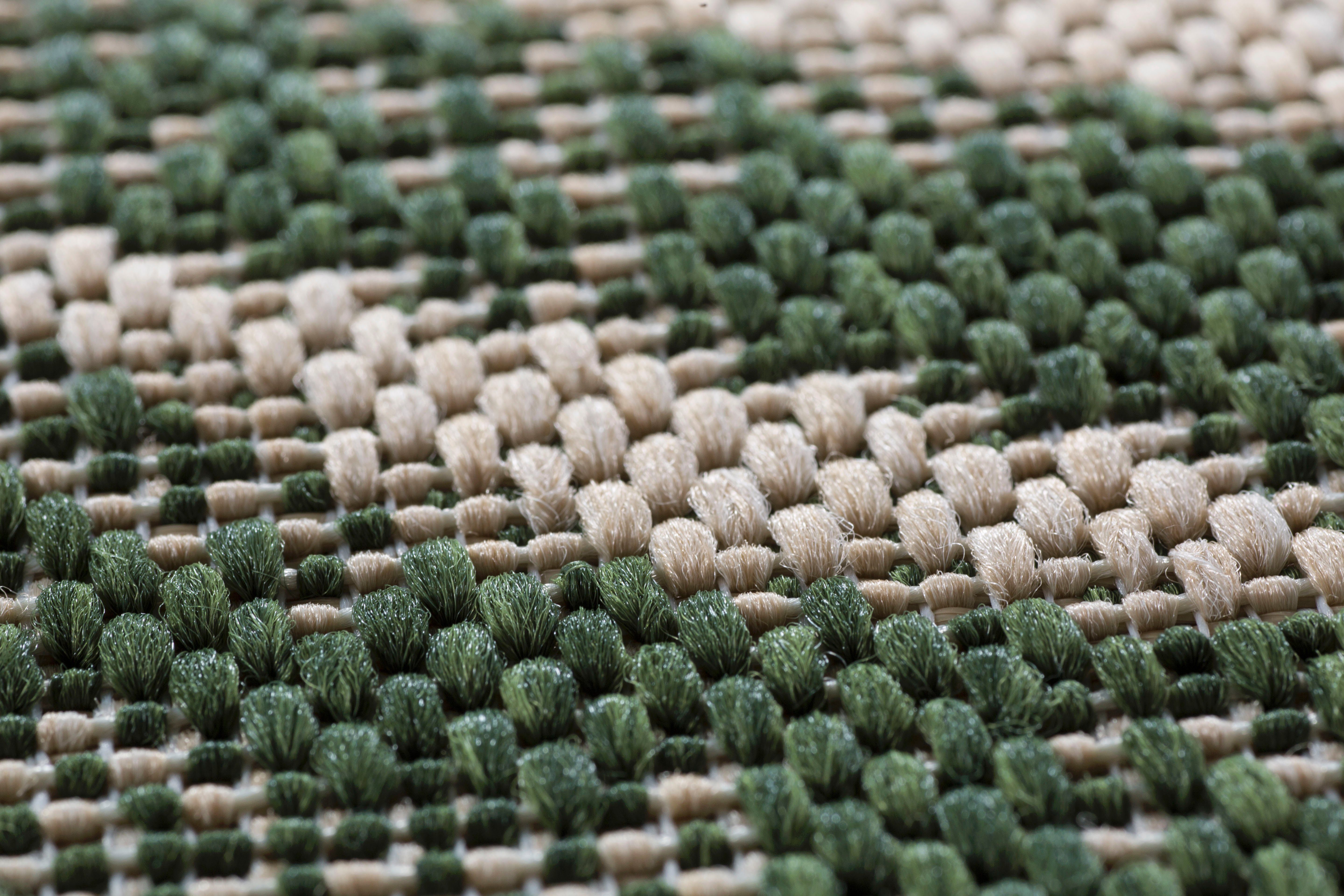 Teppich Madelyn, my home, rechteckig, Höhe: 5 mm, Flachgewebe, Motiv  Blätter, In- und Outdoor geeignet, Wohnzimmer | Kurzflor-Teppiche