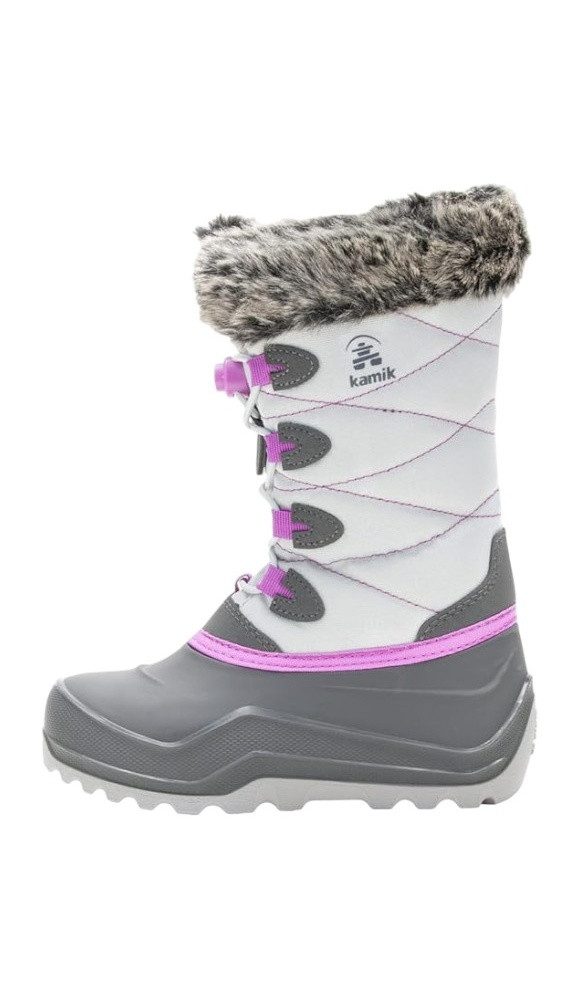 Kamik Snowangel - Made in Canada, wasserdicht - grau Mädchen Winterstiefel