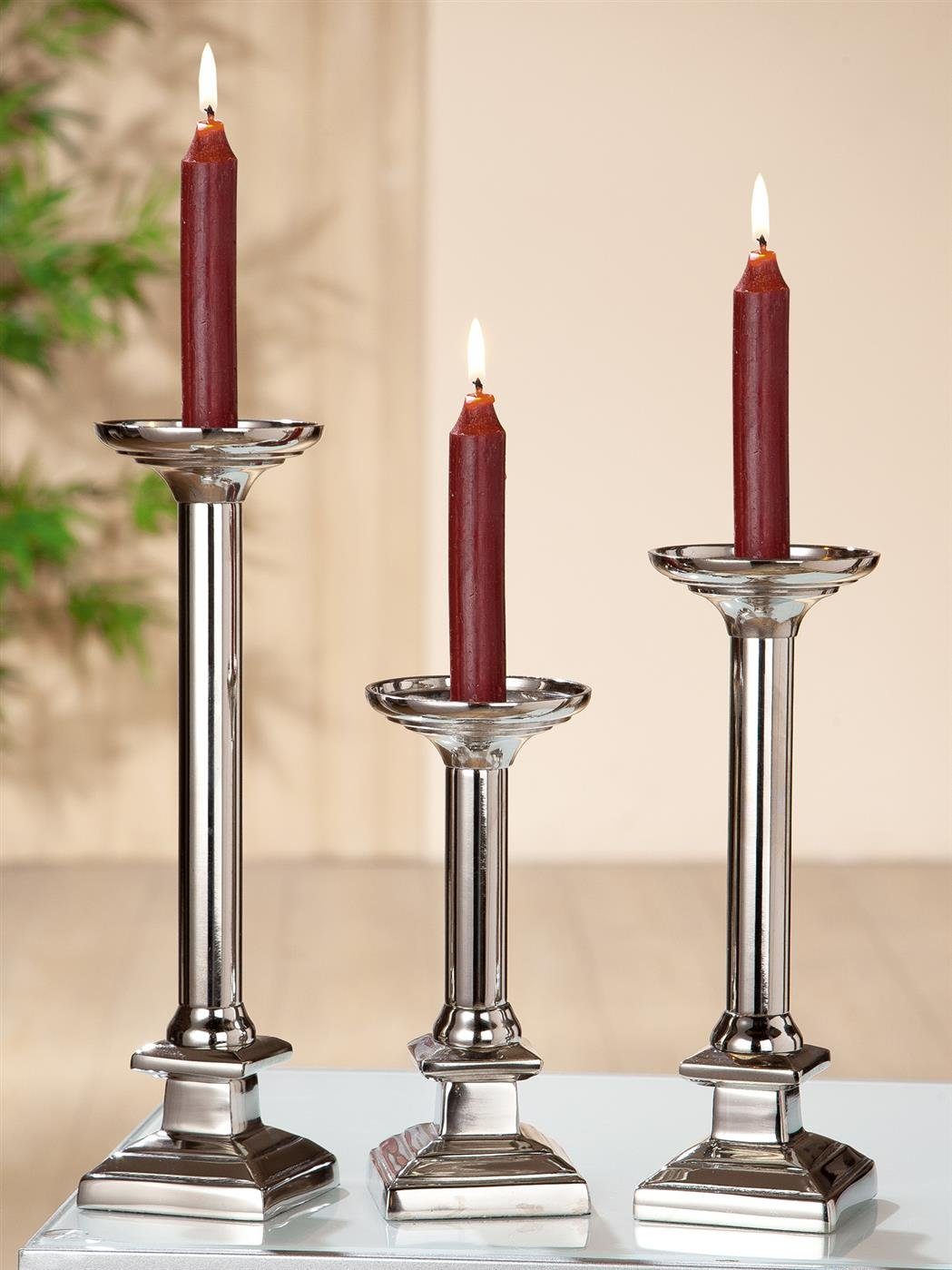 GILDE Dekolicht Gilde Alu Kerzenleuchter Classic VE 2 (B x H x L). € 81,50