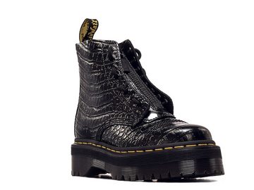 DR. MARTENS Sinclair Gunmetal Wild Croc Emboss Bootsschuh