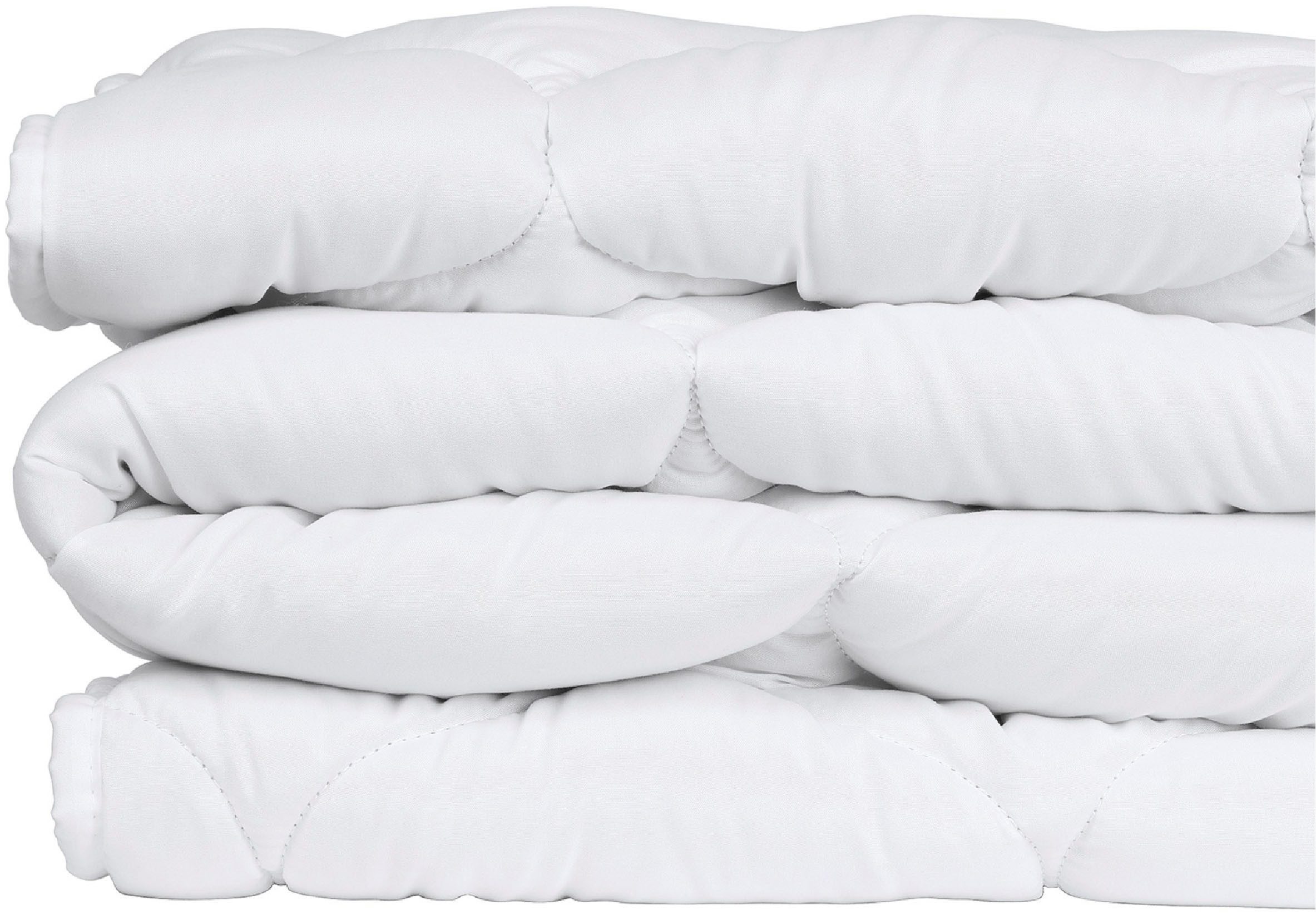 uncover by SCHIESSER Microfaserbettdecke Chelsea, aus silikonisierten Hohlfasern