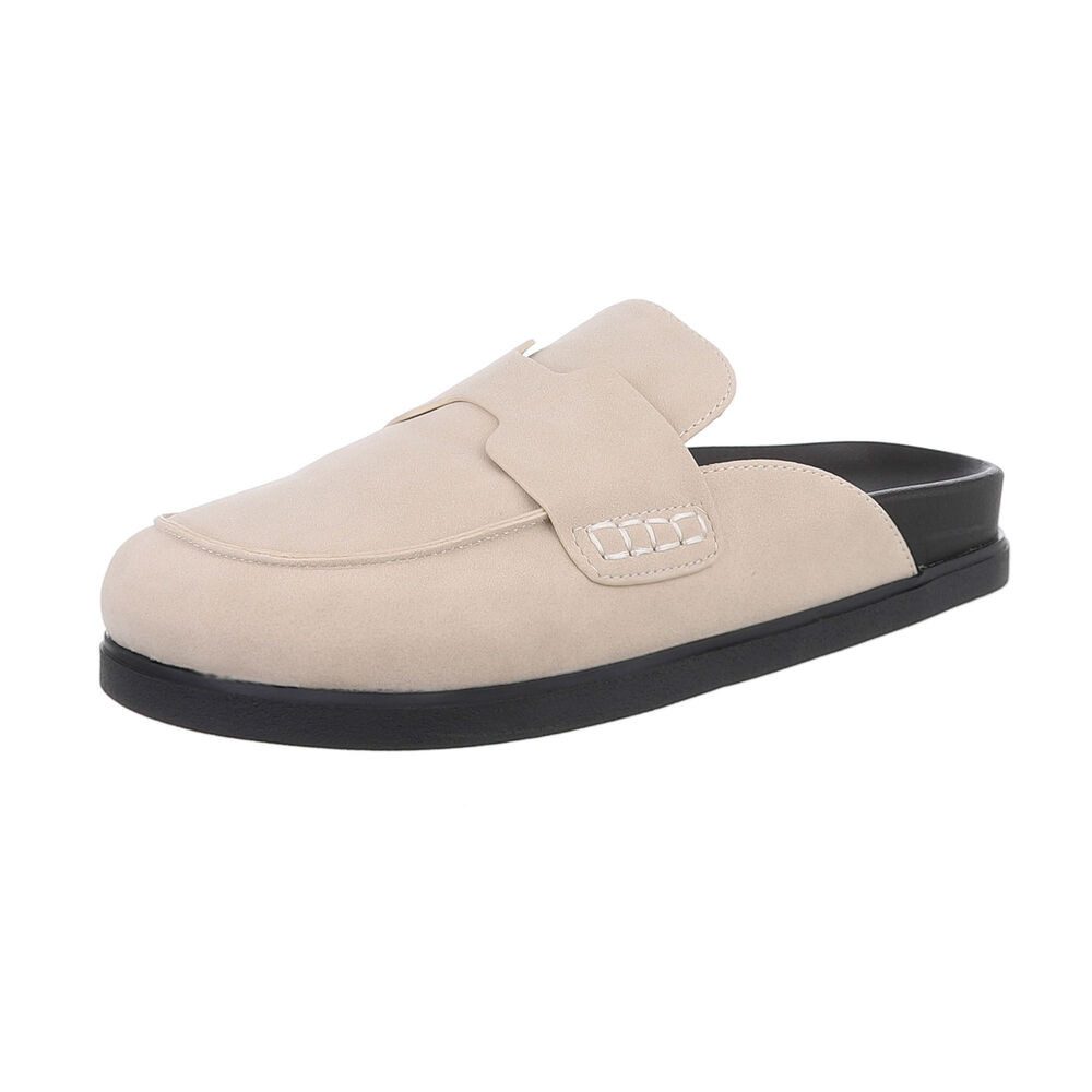 Ital-Design Damen Mules Freizeit Pantolette (86192651) Flach Pantoletten in günstig online kaufen