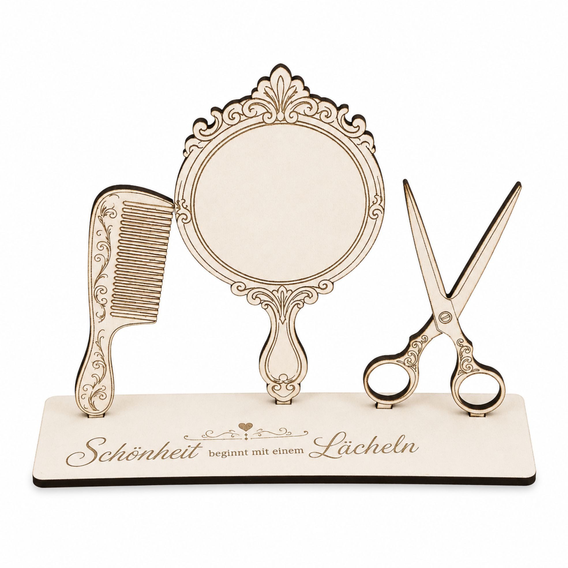 Dekolando Geschenkkarte Friseurgutschein Geldgeschenk Friseur Friseurbesuch 15x8cm