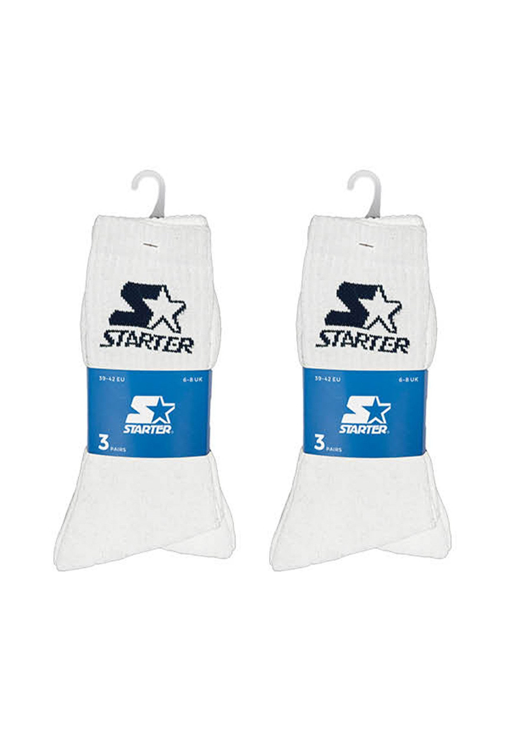 Starter Socken Tennissocken 6er Pack Herren Baumwolle mit Logo (6-Paar)