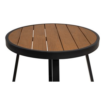 Lesli Living Beistelltisch Beistelltisch Tisch 2er Set AREZZO Aluminium 45/58 cm (2-St)