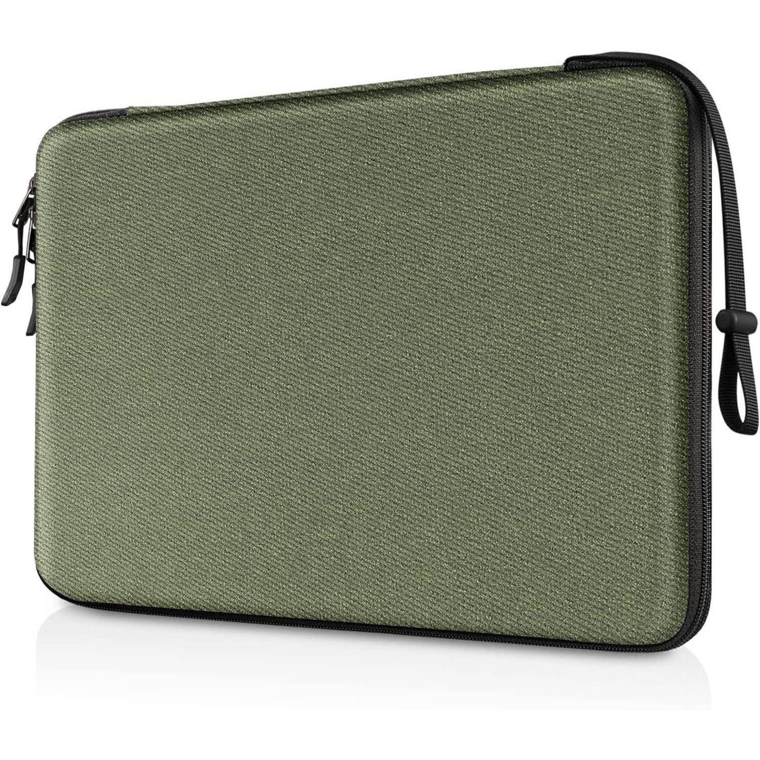 LuxusKollektion Laptop-Hülle Laptoptasche Hülle 13,6 14 13,3 Stoßfest Zb -Moosgrün