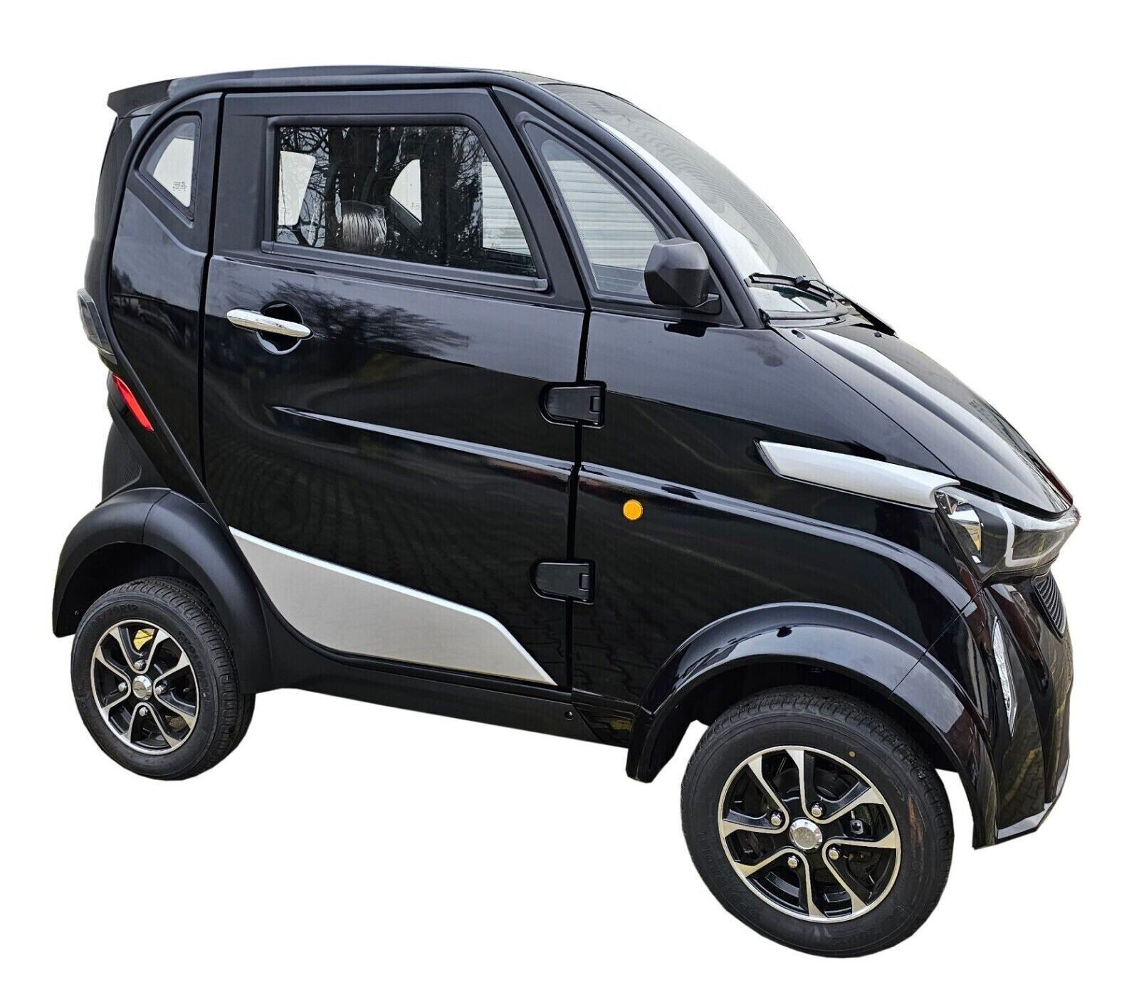 Teico Elektromobil Seniorenmobil Elektroscooter Kabinenroller schwarz 4-Rad, 45,00 km/h