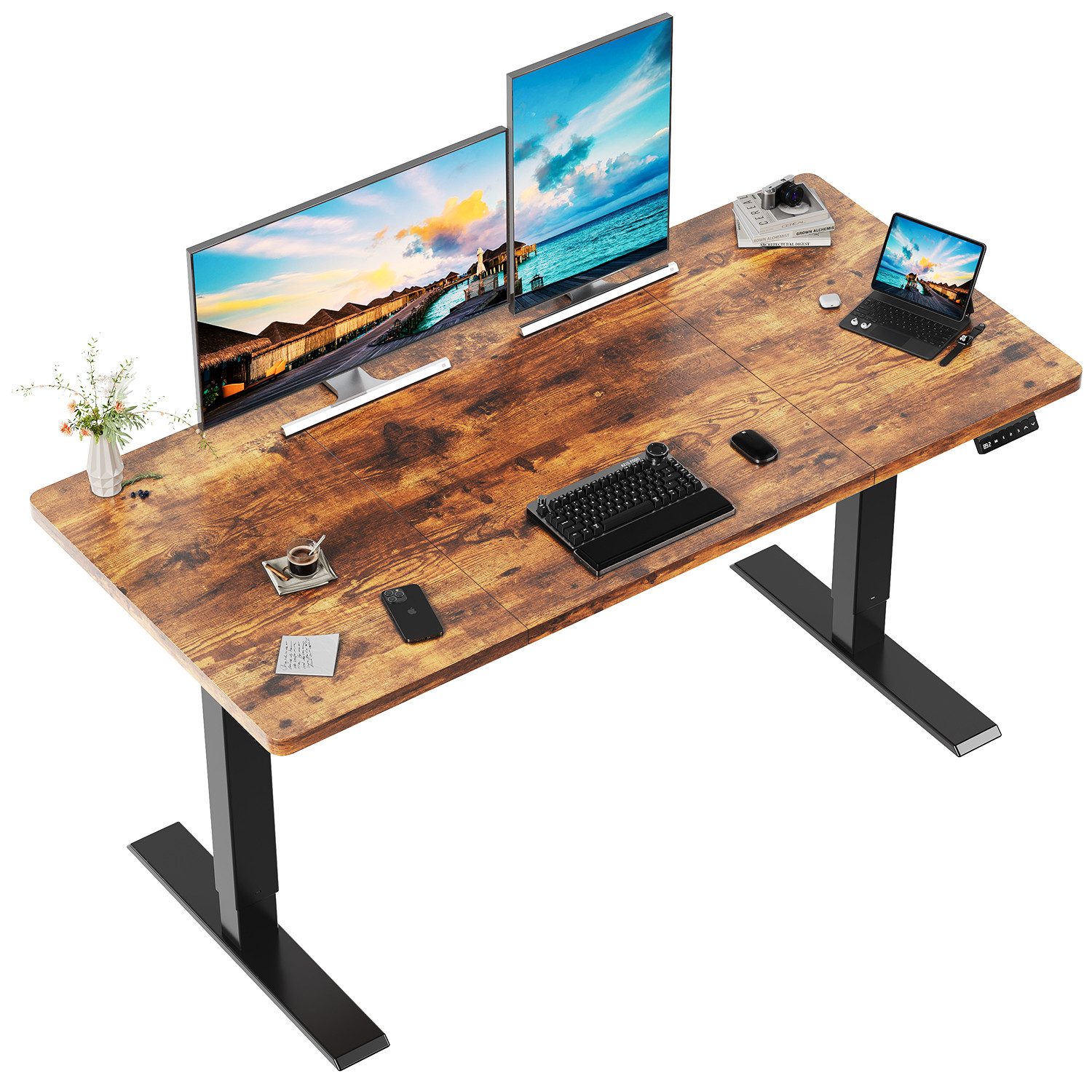 HOMALL Schreibtisch Höhenverstellbarer elektrischer Hubtisch mit Memory-Fun günstig online kaufen