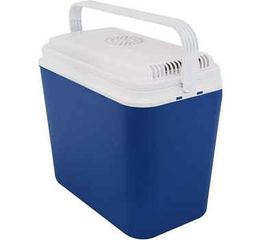 JUNG Elektrische Kühlbox WA240V elektrische Mini Kühlbox blau, 22 Liter, Maße 40x23x40, 58W, Kühlbox Thermobox tragbar Minikühlbox Autokühlbox Getränkekühlbox