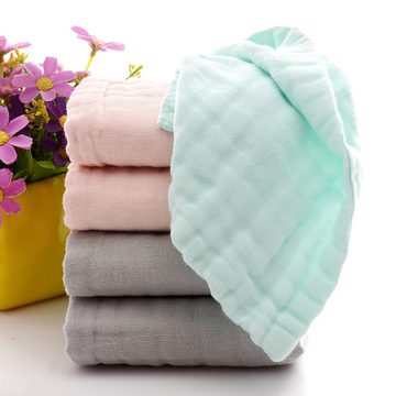 yozhiqu Waschlappen Baby-Badetücher aus natürlicher Bio-Baumwolle, 6er-Pack, (6-St), Geeignet für Neugeborene, Kinder, Mädchen und Jungen, 50 cm