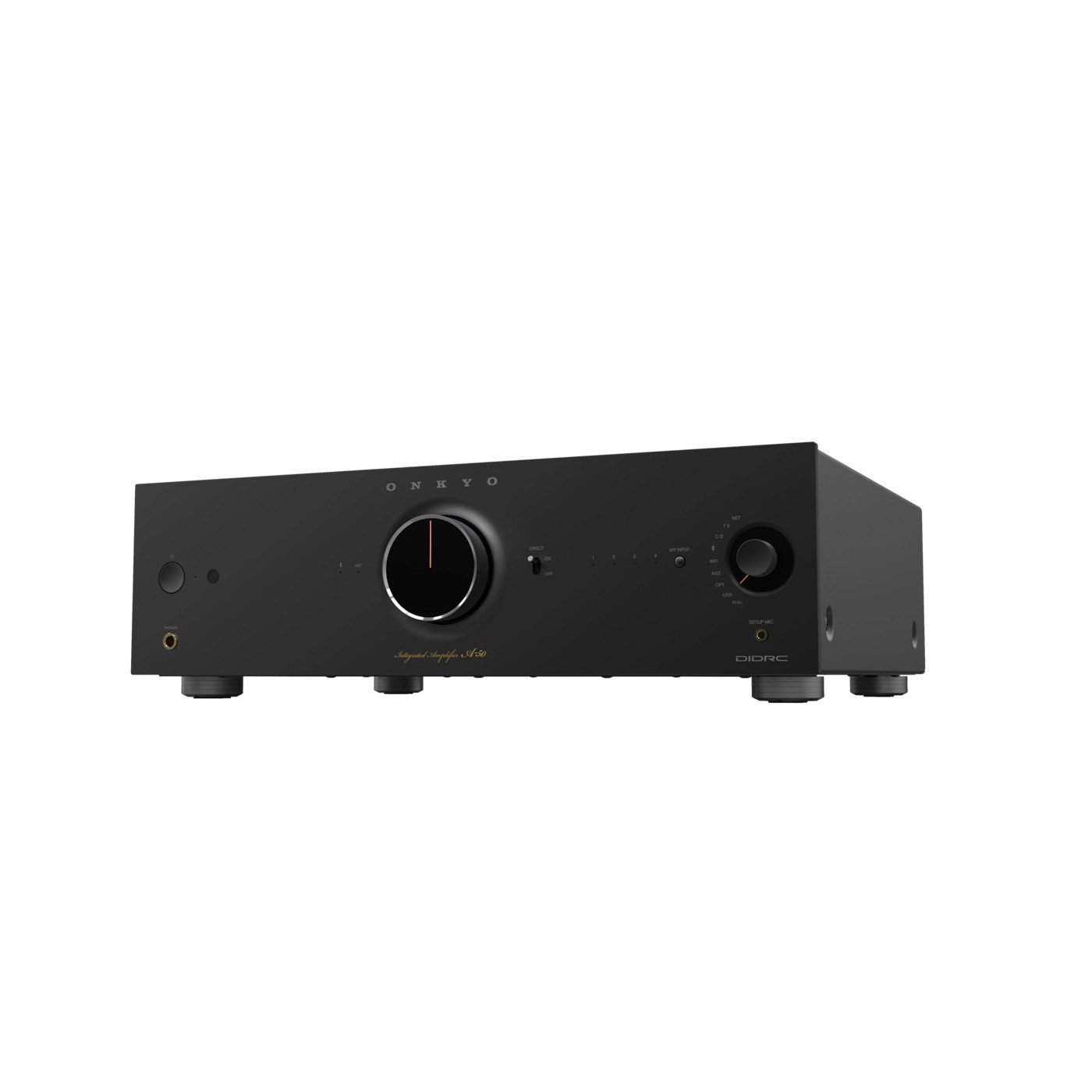 Onkyo A-50 Network Integrated Amp - Netzwerkintegrierter Verstärker, Schwarz Verstärker