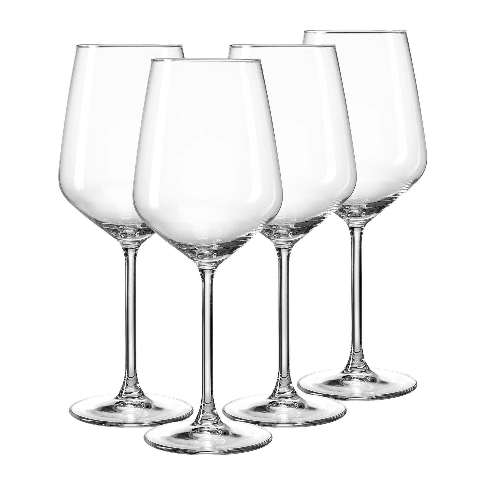 Ritzenhoff & Breker Weißweinglas Rumba Weißweingläser 370 ml 4er Set, 4-tlg., Glas