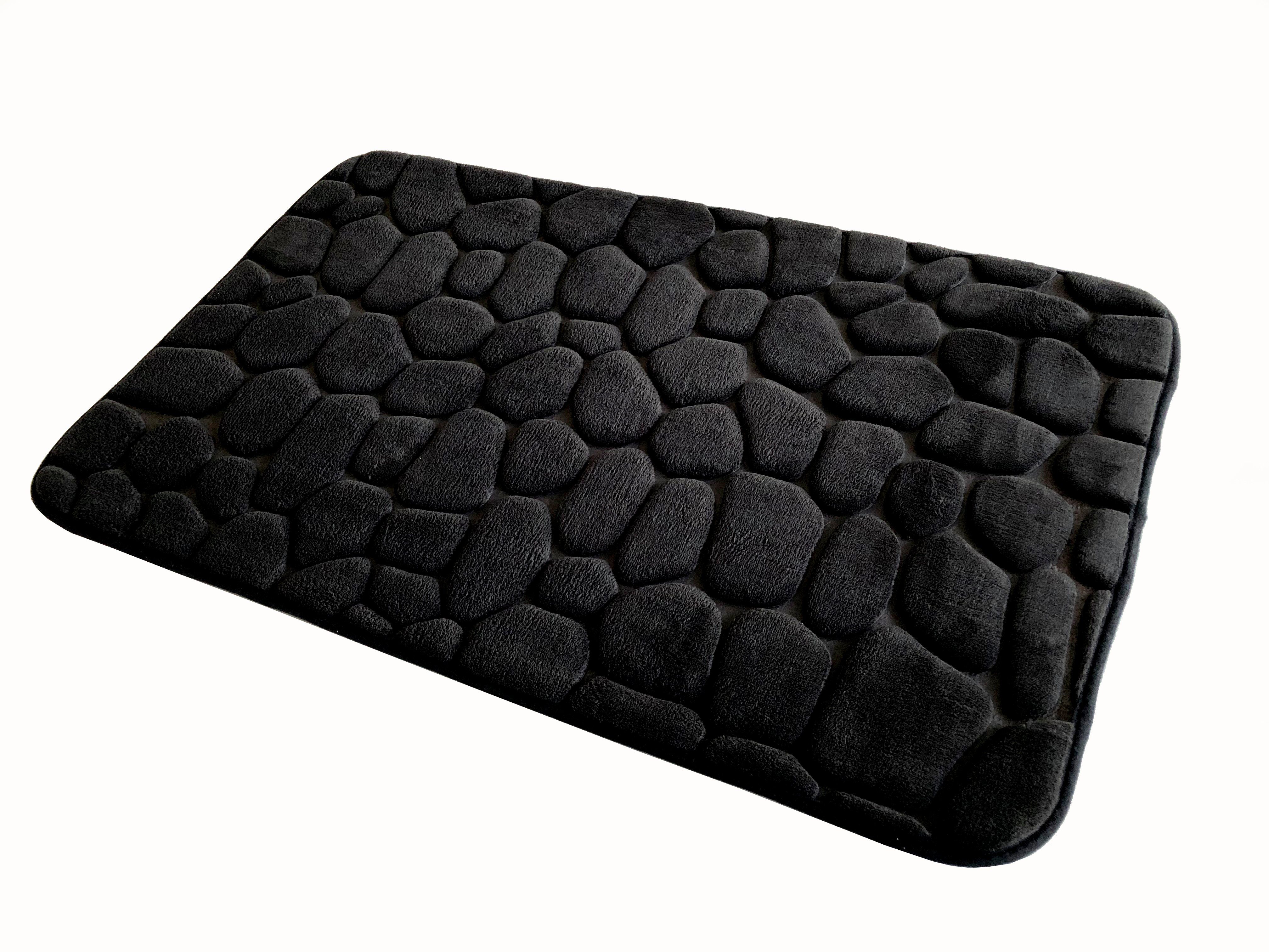 ADOB Badematte Premium Badezimmerteppich, Stein Optik, günstig online kaufen