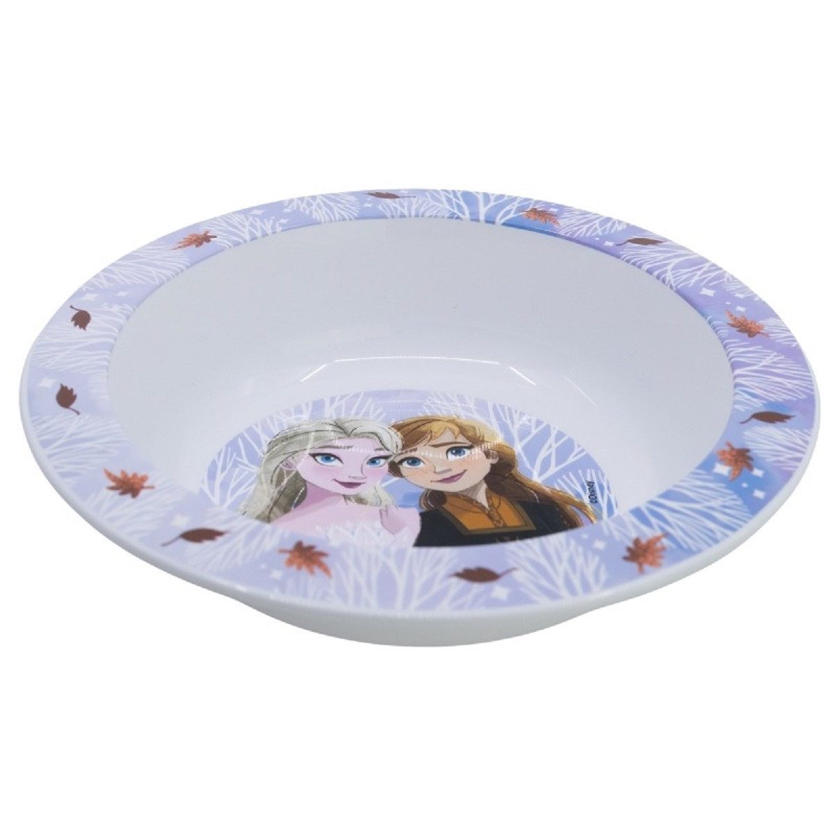Disney Frozen Frühstücksteller Kindergeschirr ab 4 Jahren Schale für Kinder mikrowellengeeignet