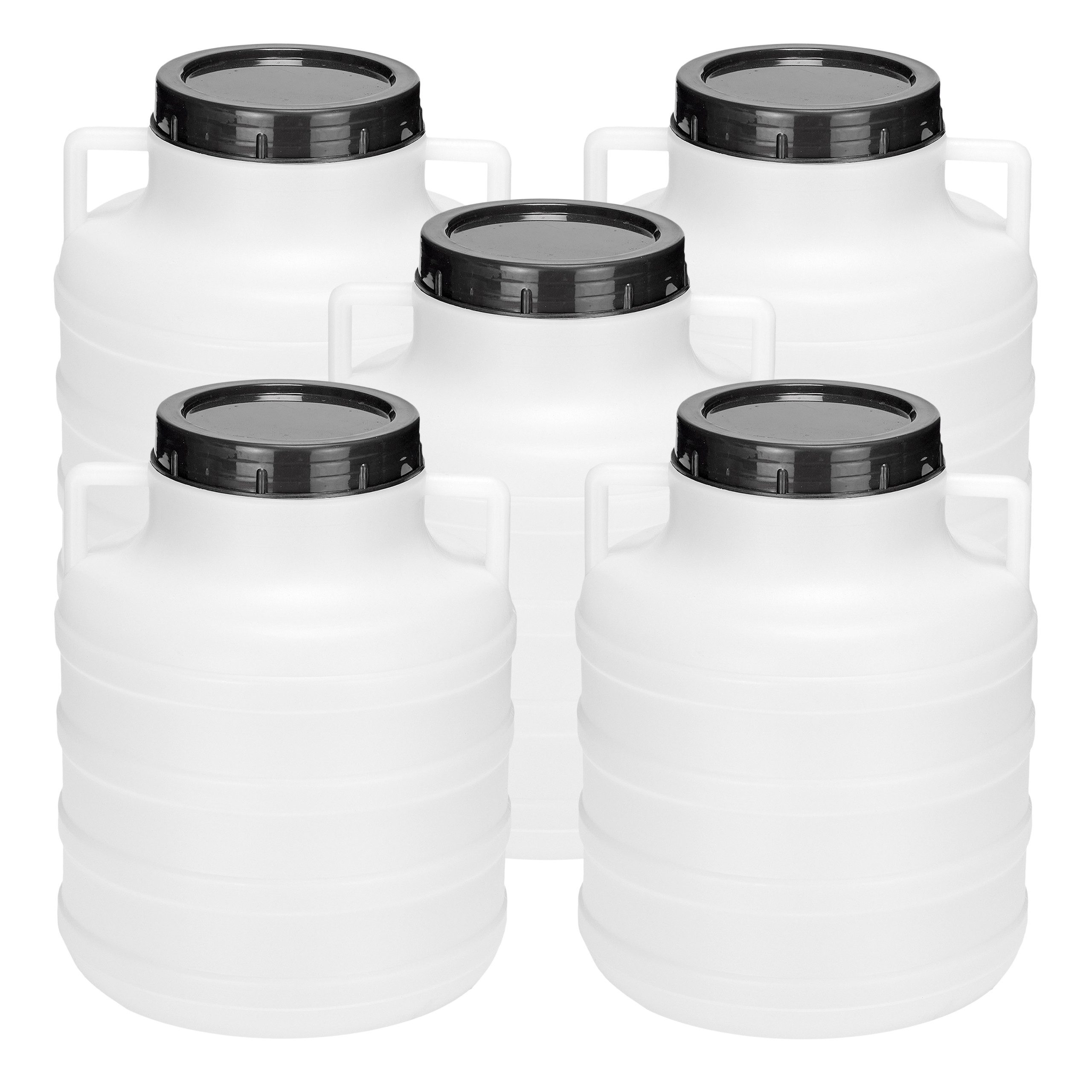 Garronda Regentonne Set 5 Liter Futtertonne BPA-frei Universalfass Fass GD-0125, 5 l, (5-tlg), BPA-Frei