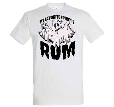 Youth Designz T-Shirt My favorite Spirit is RUM Herren Shirt im Fun-Look