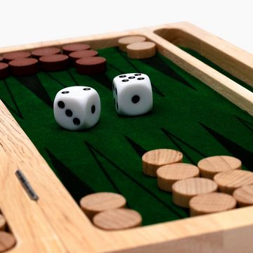 goki Spielesammlung, Backgammon Reisespiel »Backgammon goki«, eines der ältesten Brettspiele der Welt.