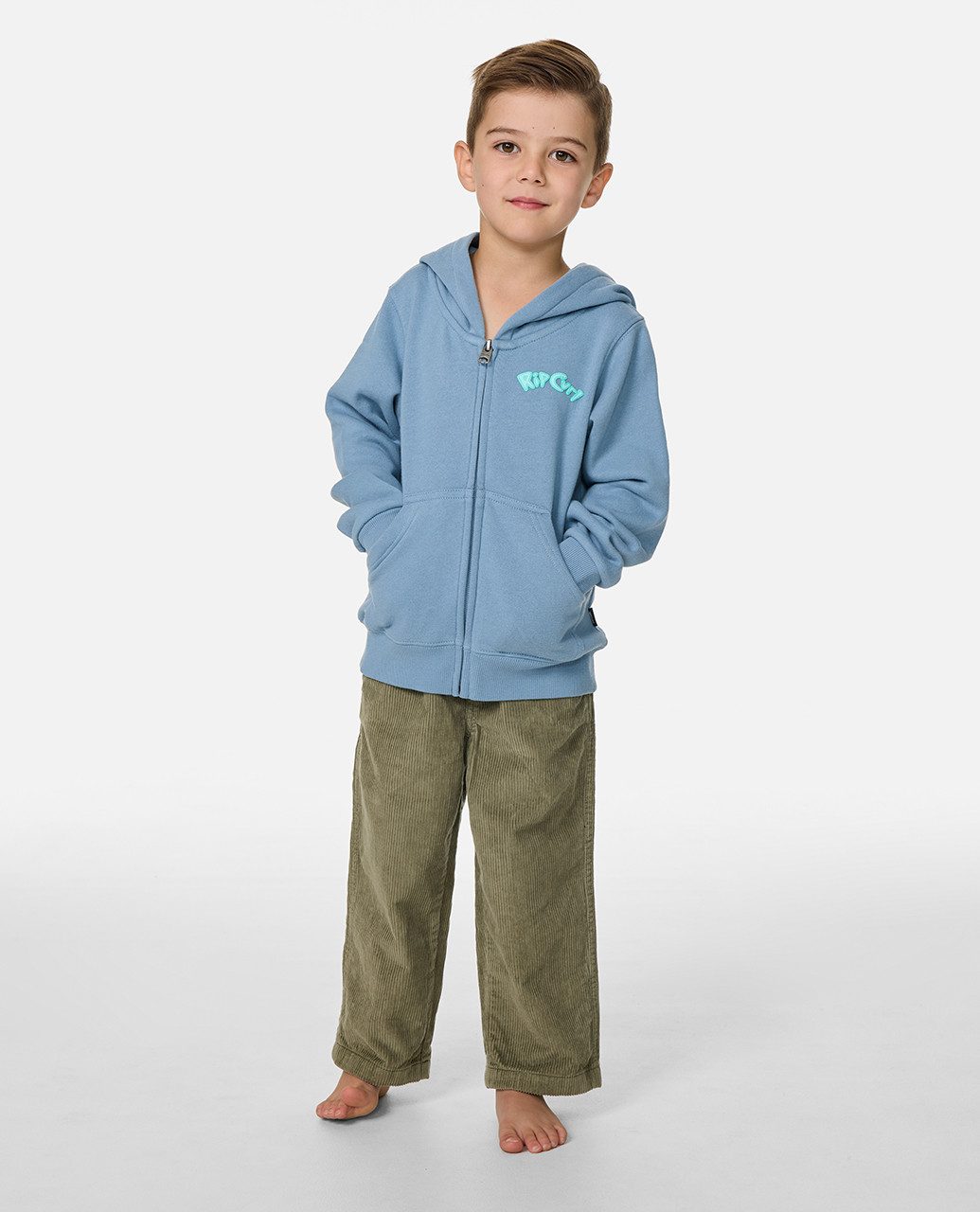 Rip Curl Kapuzenstrickjacke Rip Curl Ride The Wave Zip Through Fleece für Kids