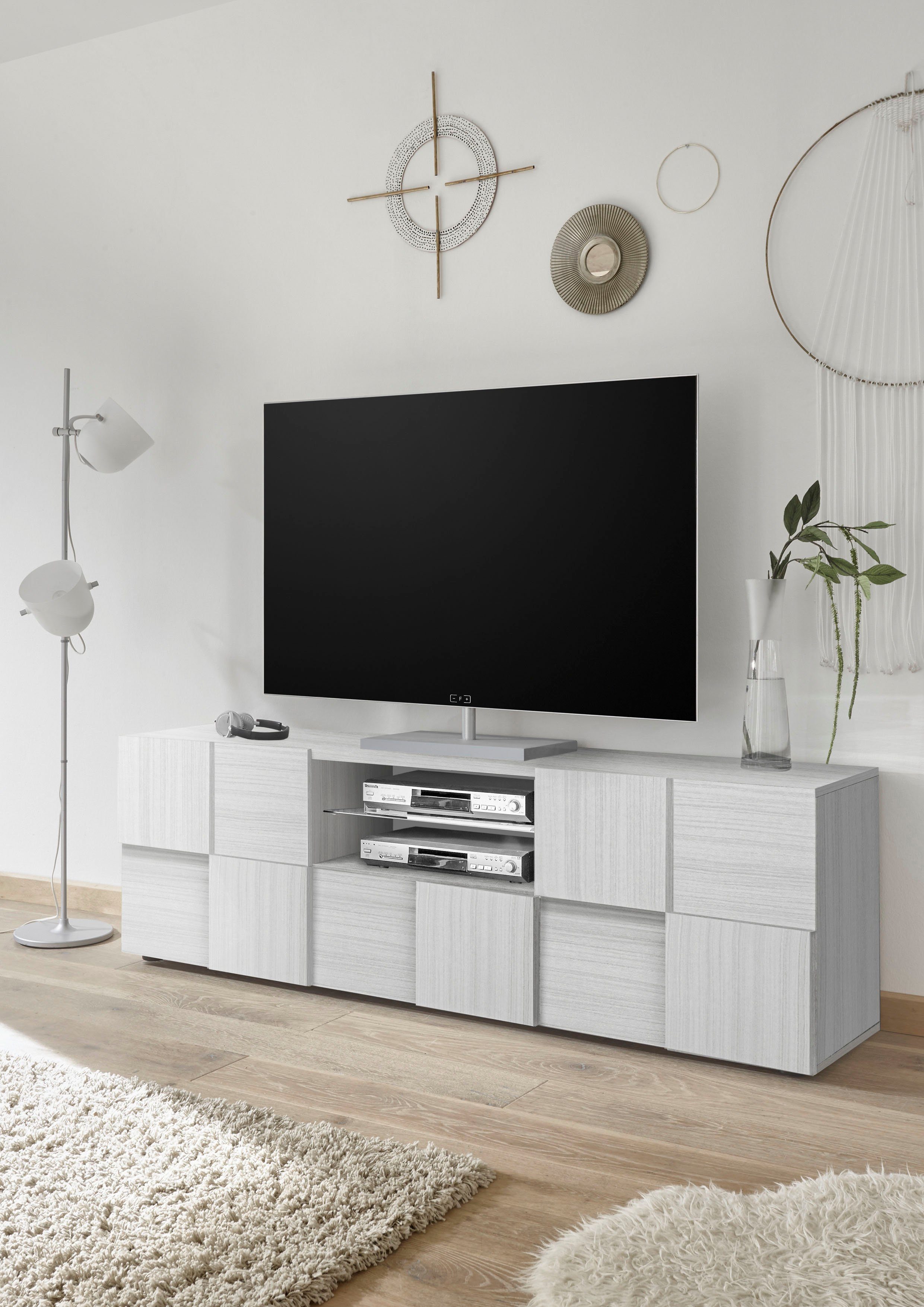 INOSIGN Lowboard "Dama Breite 181 cm, TV-Board 2 Türen, 1 Schubkasten, TV-S günstig online kaufen