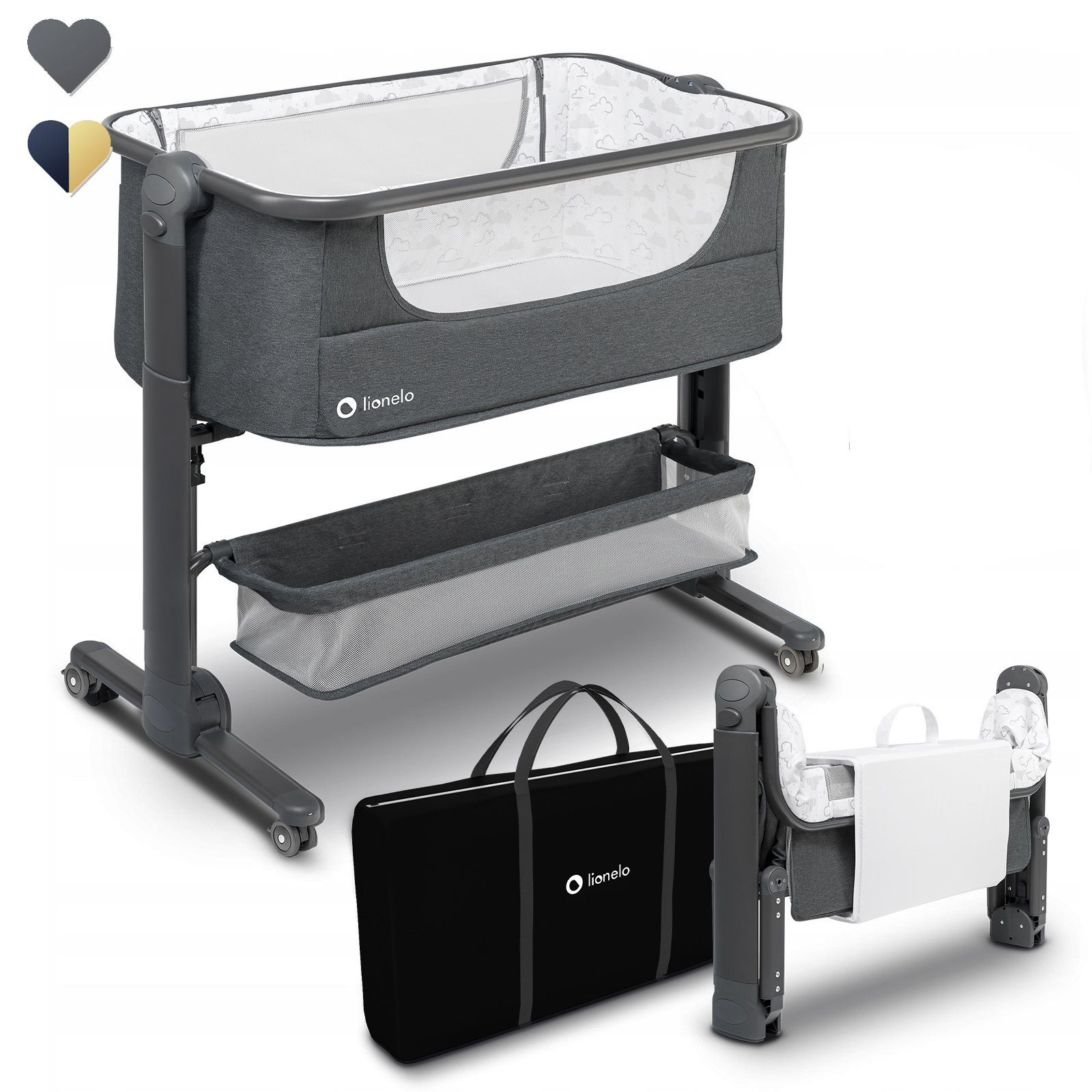 lionelo Baby-Reisebett Timon,  3in1 günstig online kaufen
