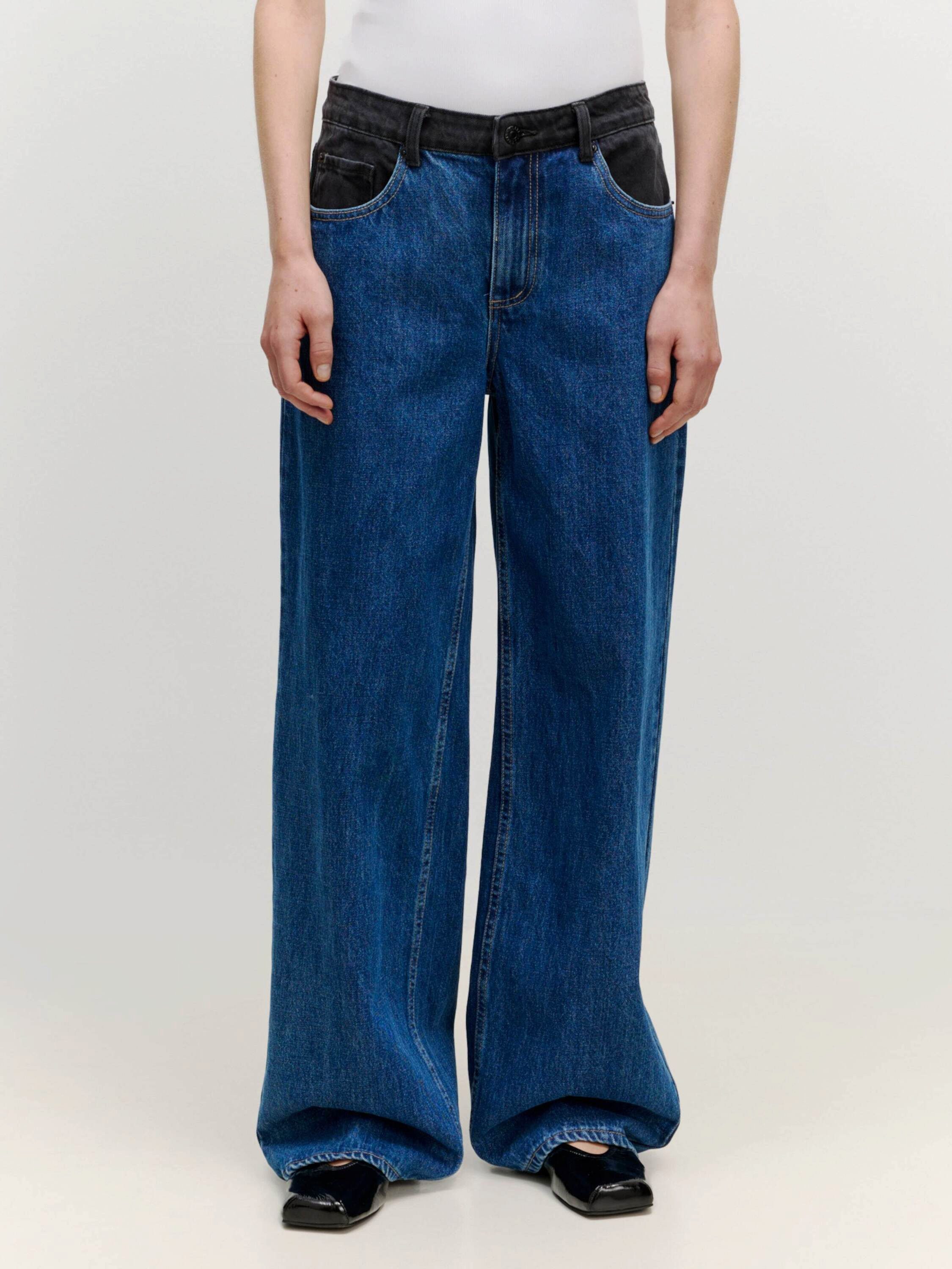 EDITED Schlagjeans Maleah (1-tlg) Plain/ohne Details günstig online kaufen